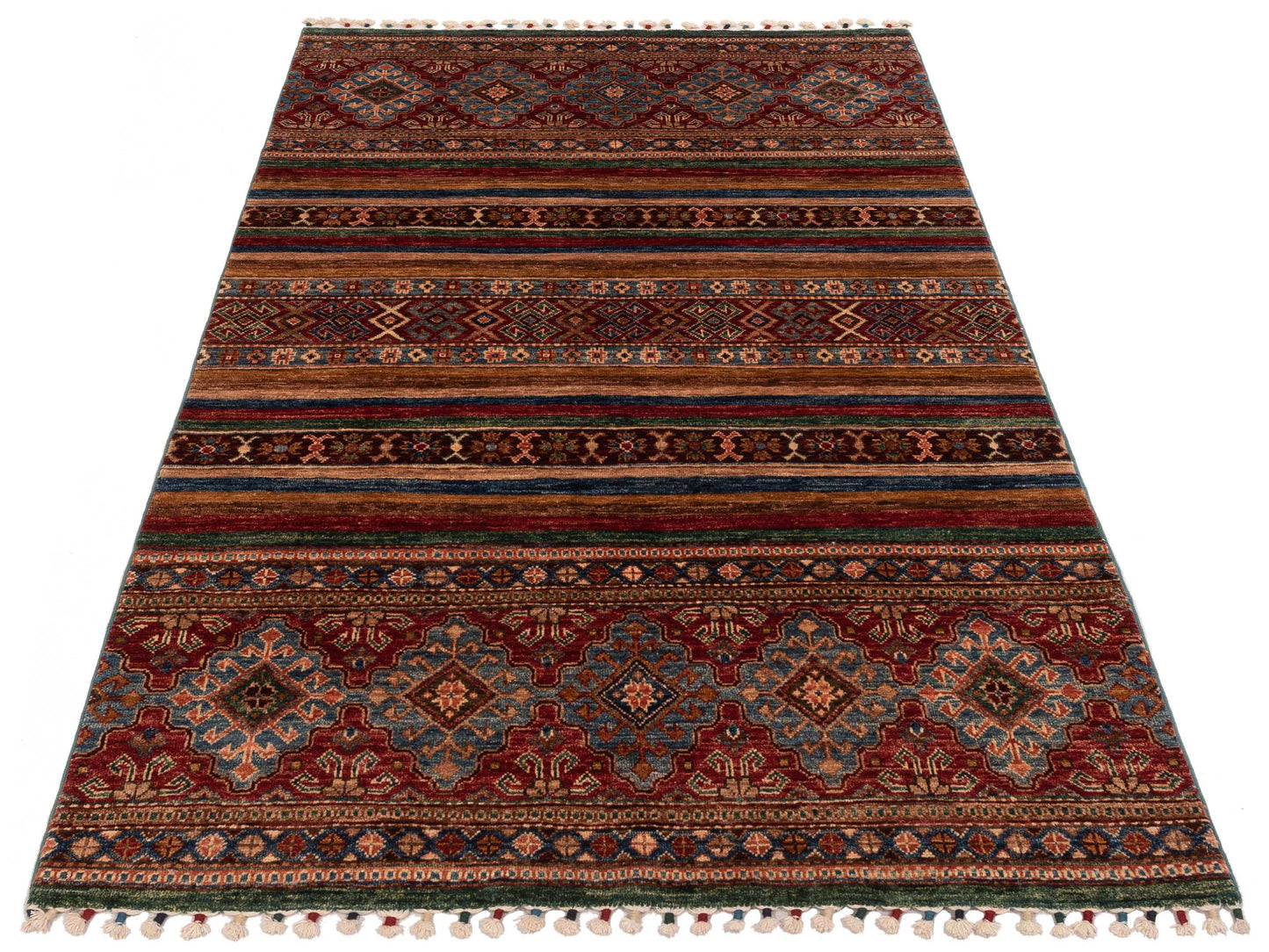 Khorjin 139334 Multi 4x5.11 Hand Knotted Rug