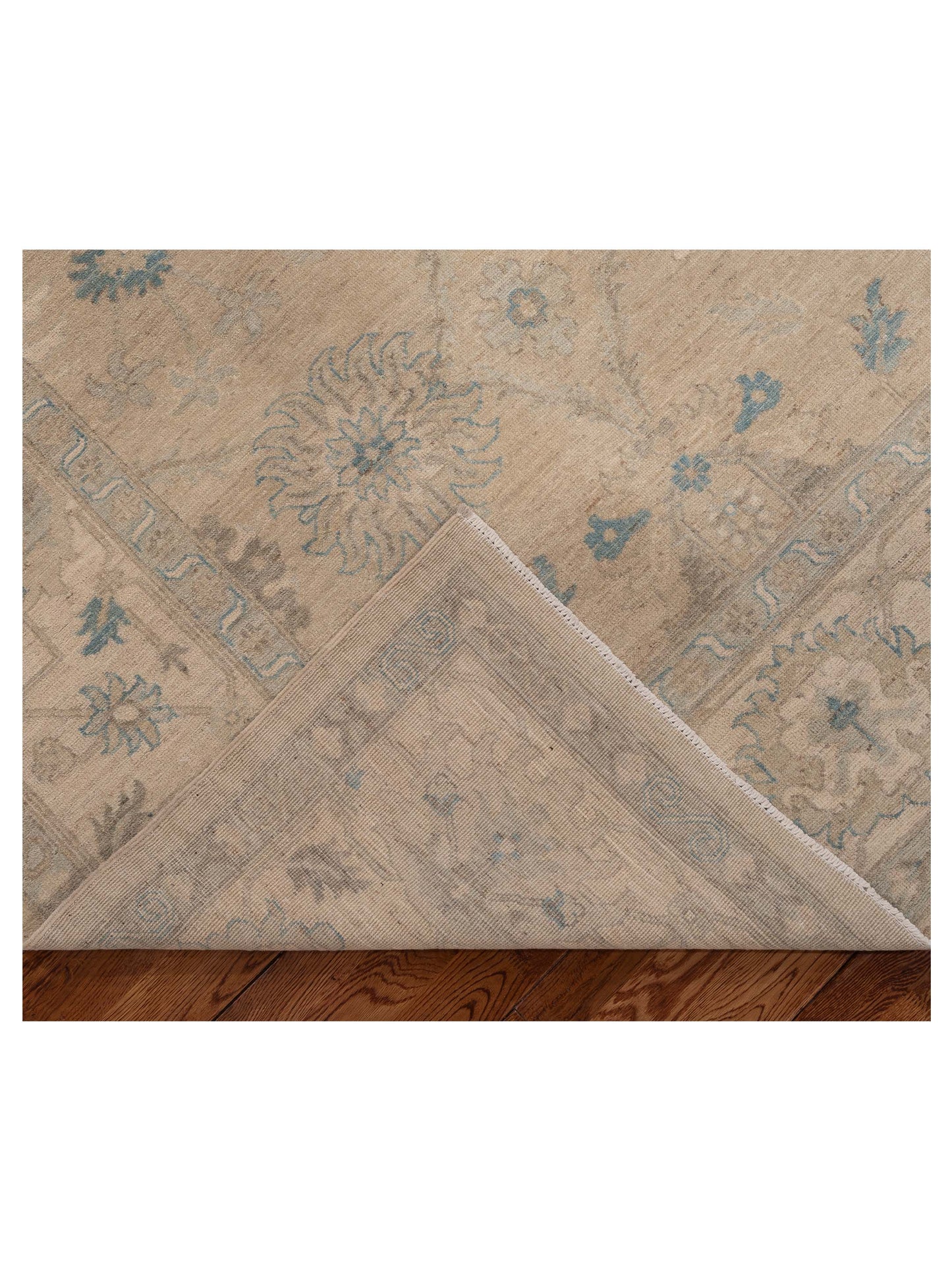 Laila 153947 Beige Ivory 8.3x10 Hand Knotted Rug