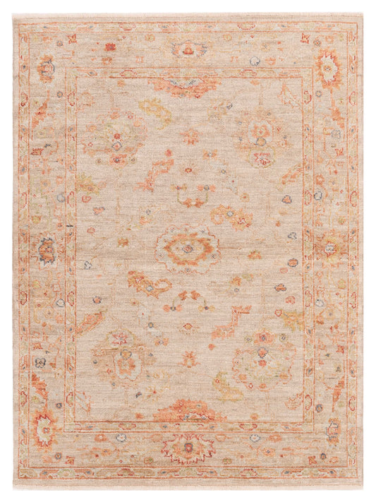 Anadol Angora Oushak  Ivory Silver Traditional