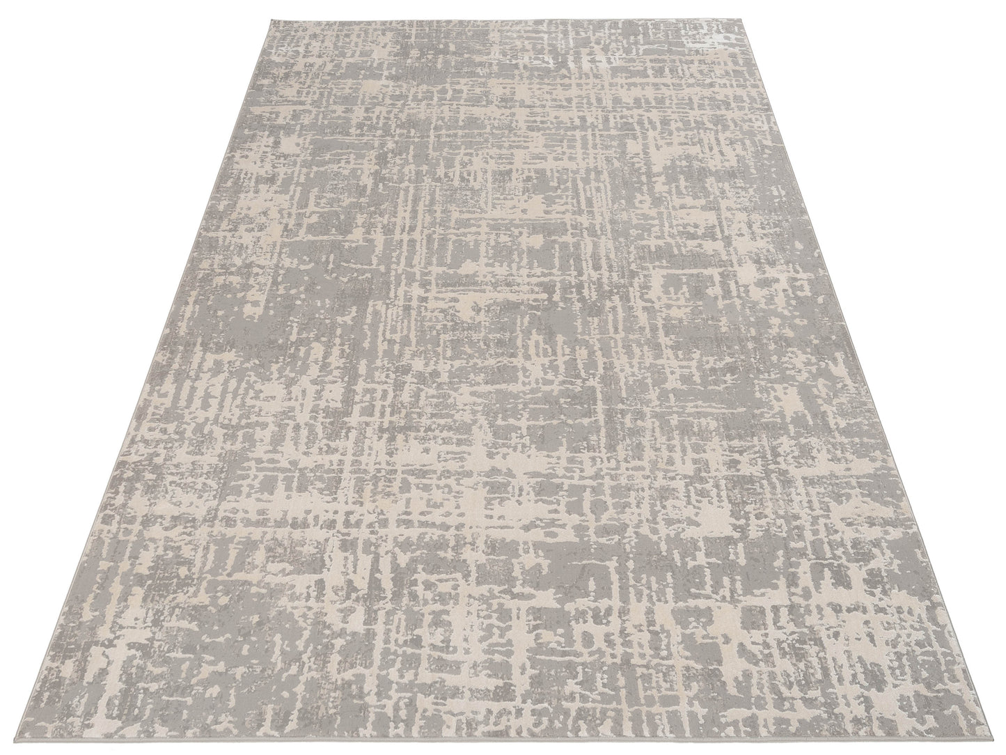 Palermo 130392 Silver Ivory 6.7x9.6 Machine Made Rug
