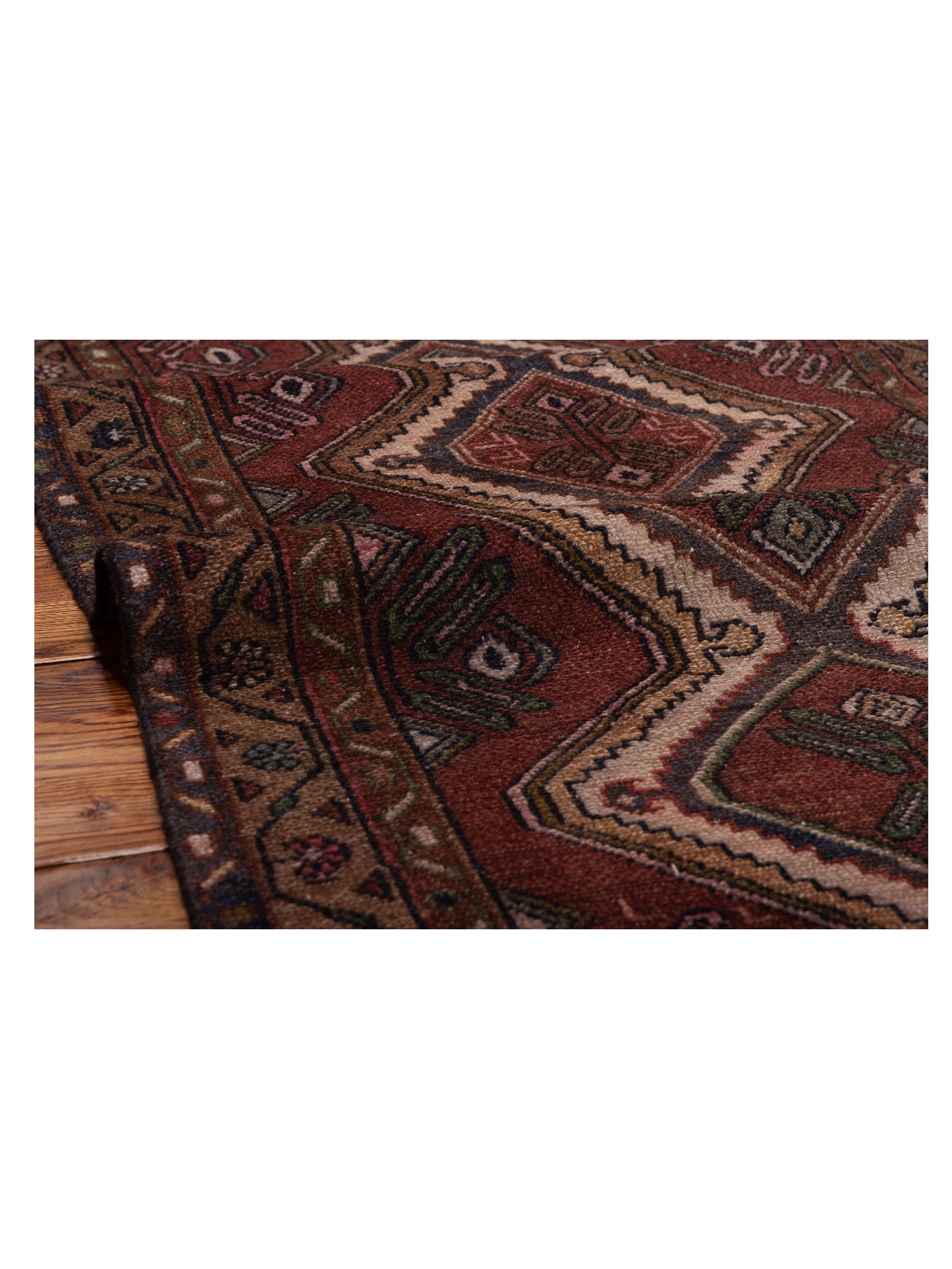 Persian 147702 Brown Brown 2.8x9.5 Hand Knotted Rug