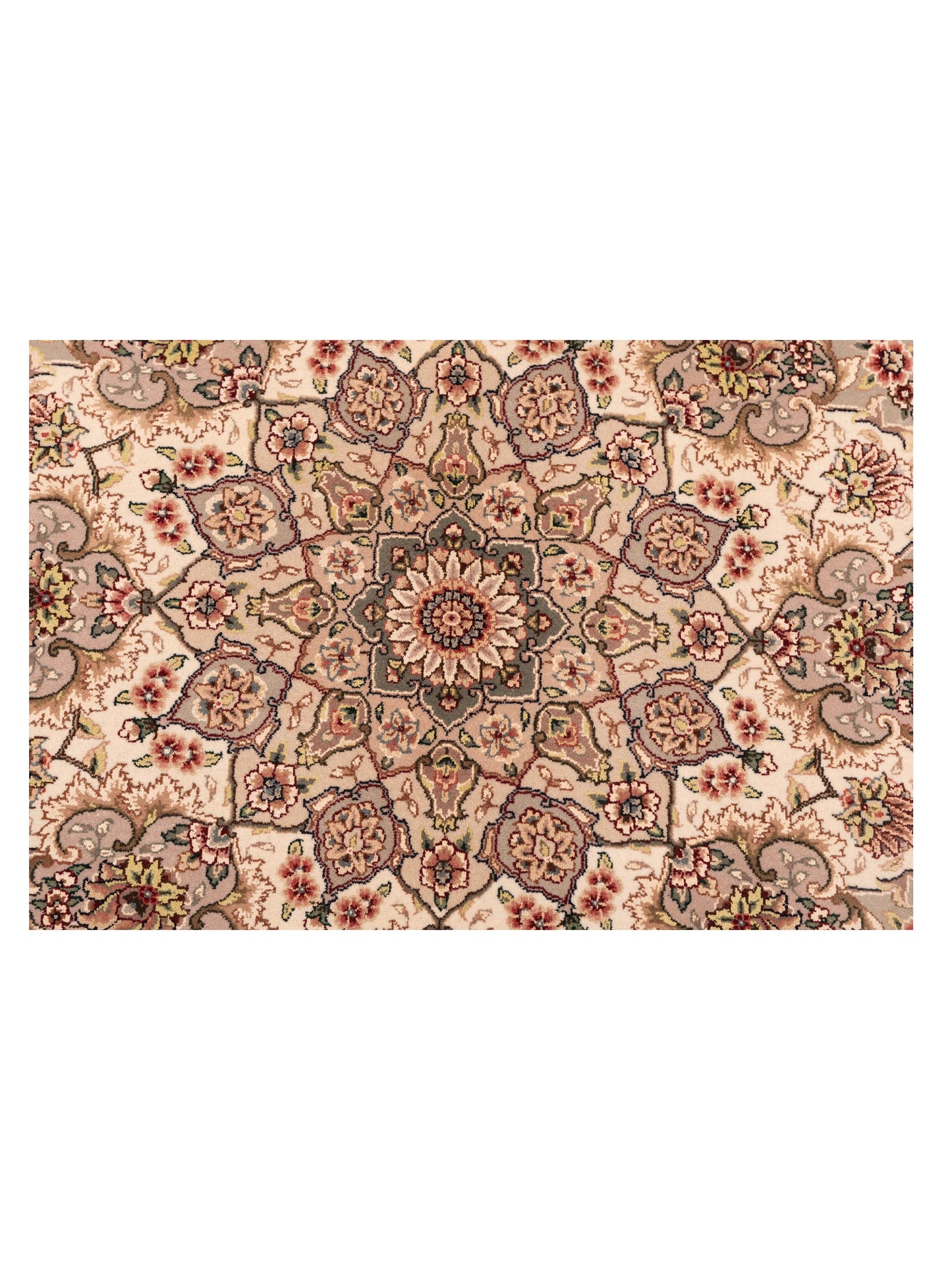 Magnolia 109580 Silver Ivory 9.2x12.2 Hand Knotted Rug