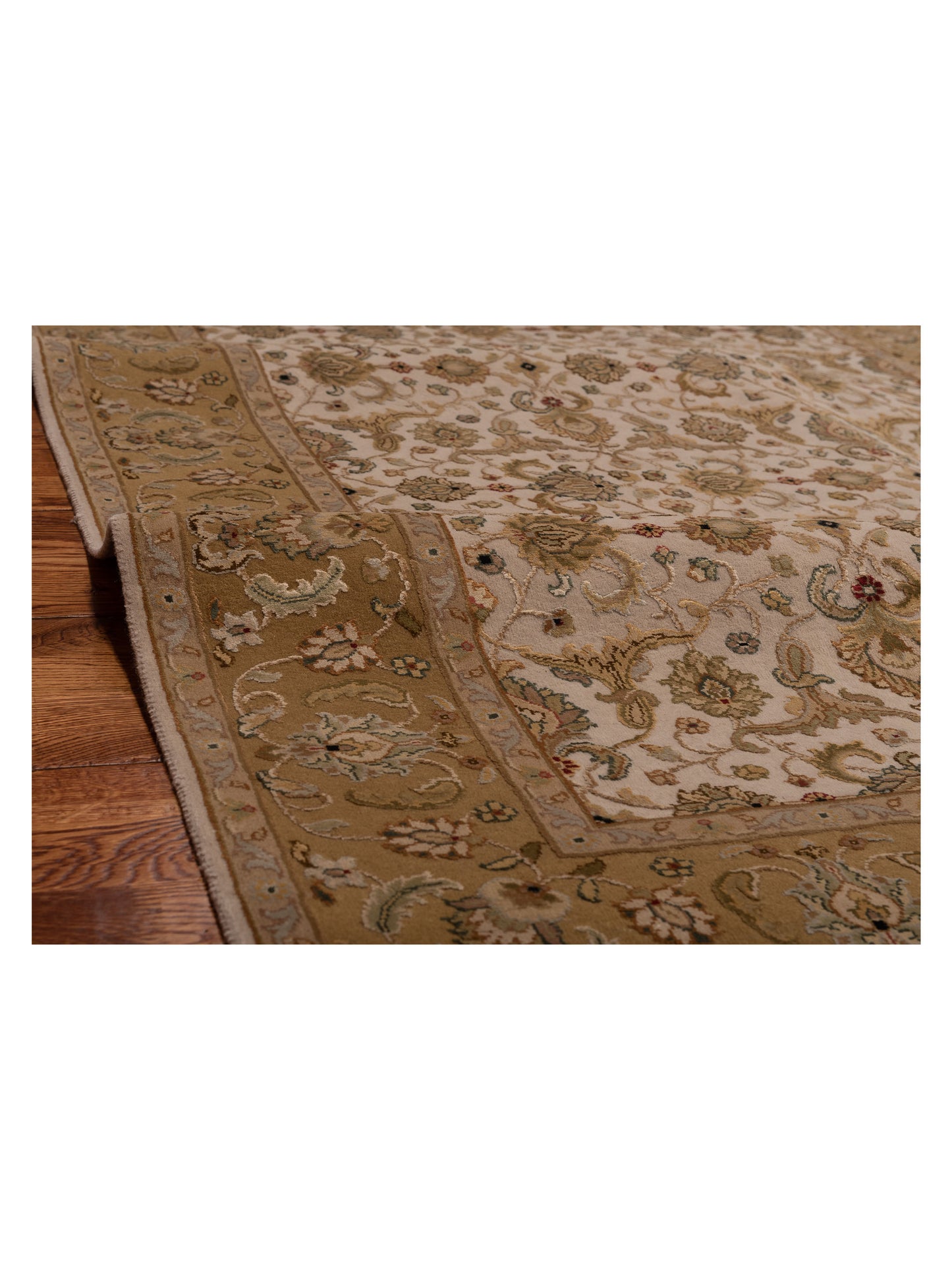 Imperial Silk 145058 Ivory Gold 4.2x6.2 Hand Knotted Rug