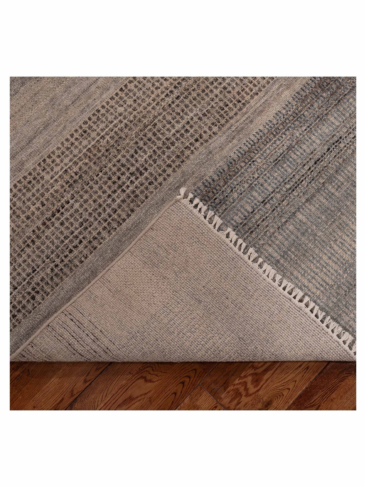 Aurore 154463 Silver Blue 8x10 Hand Knotted Rug