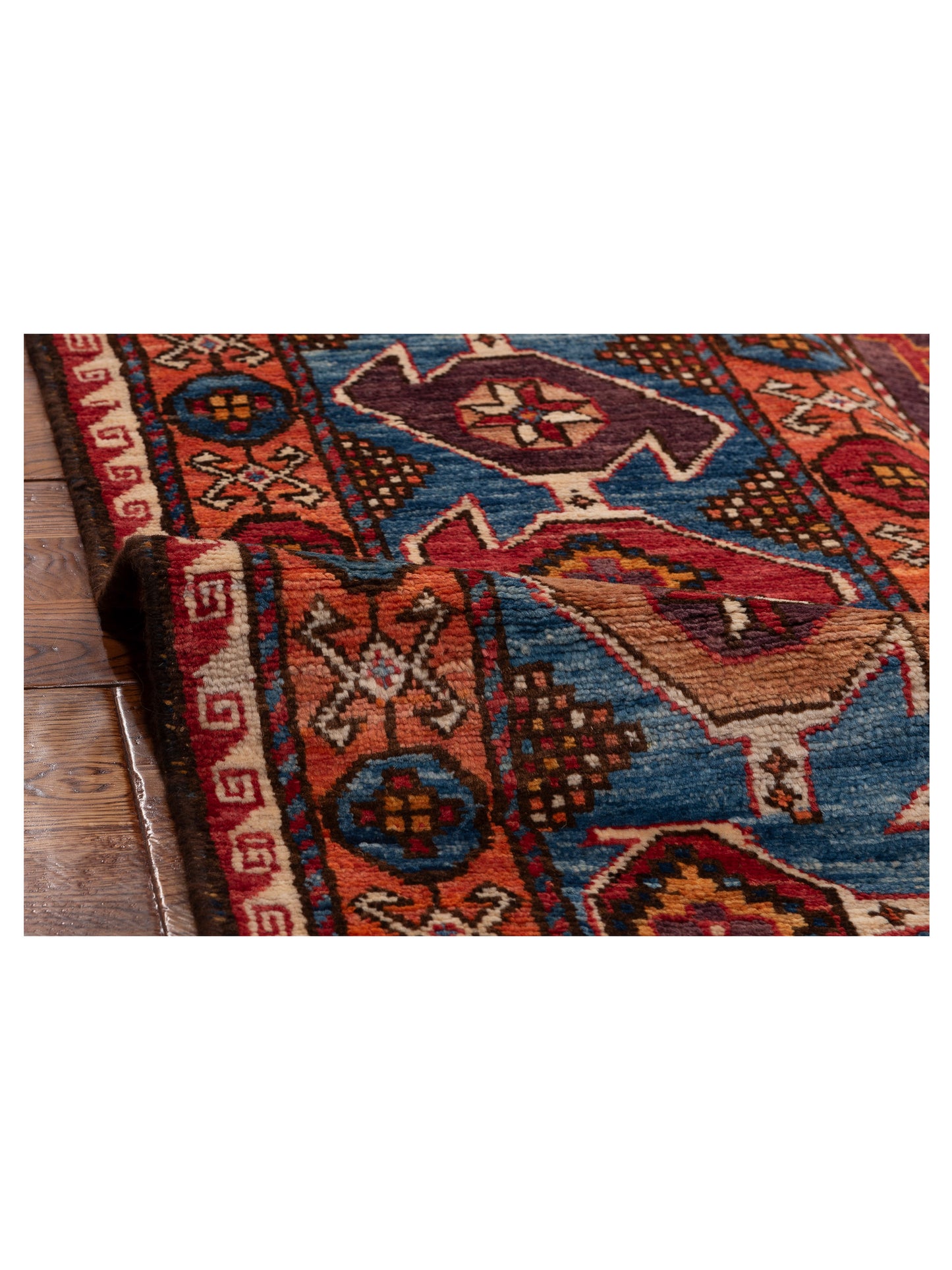 Sultan 152364 Purple Blue 9x12.9 Hand Knotted Rug