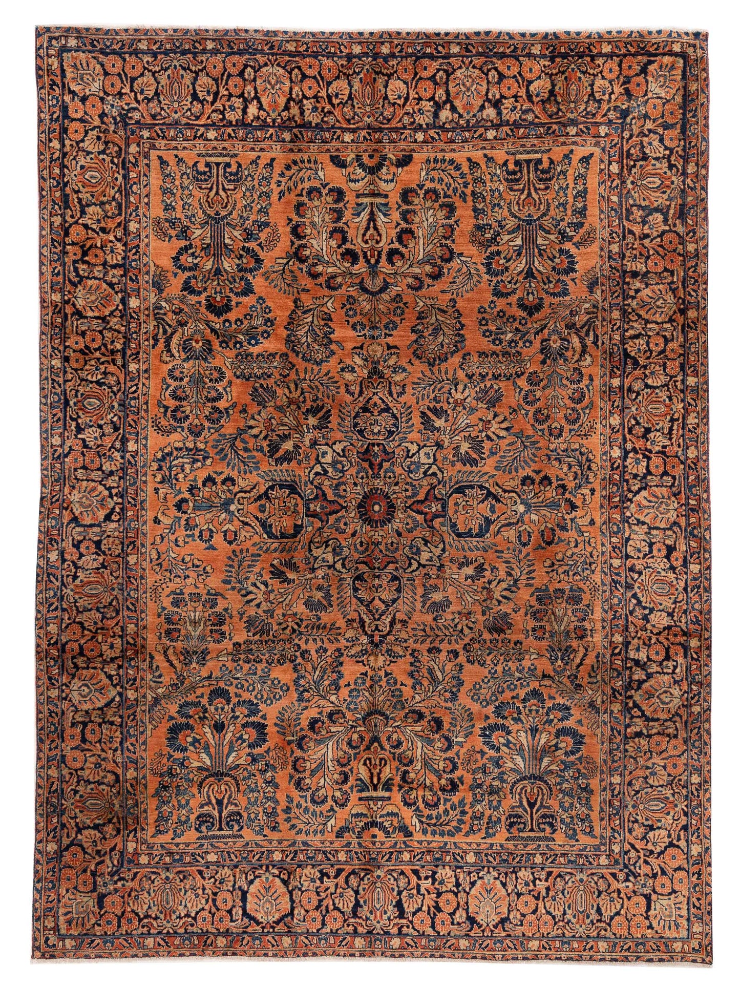 Pasha Persian  Orange Blue Transitional