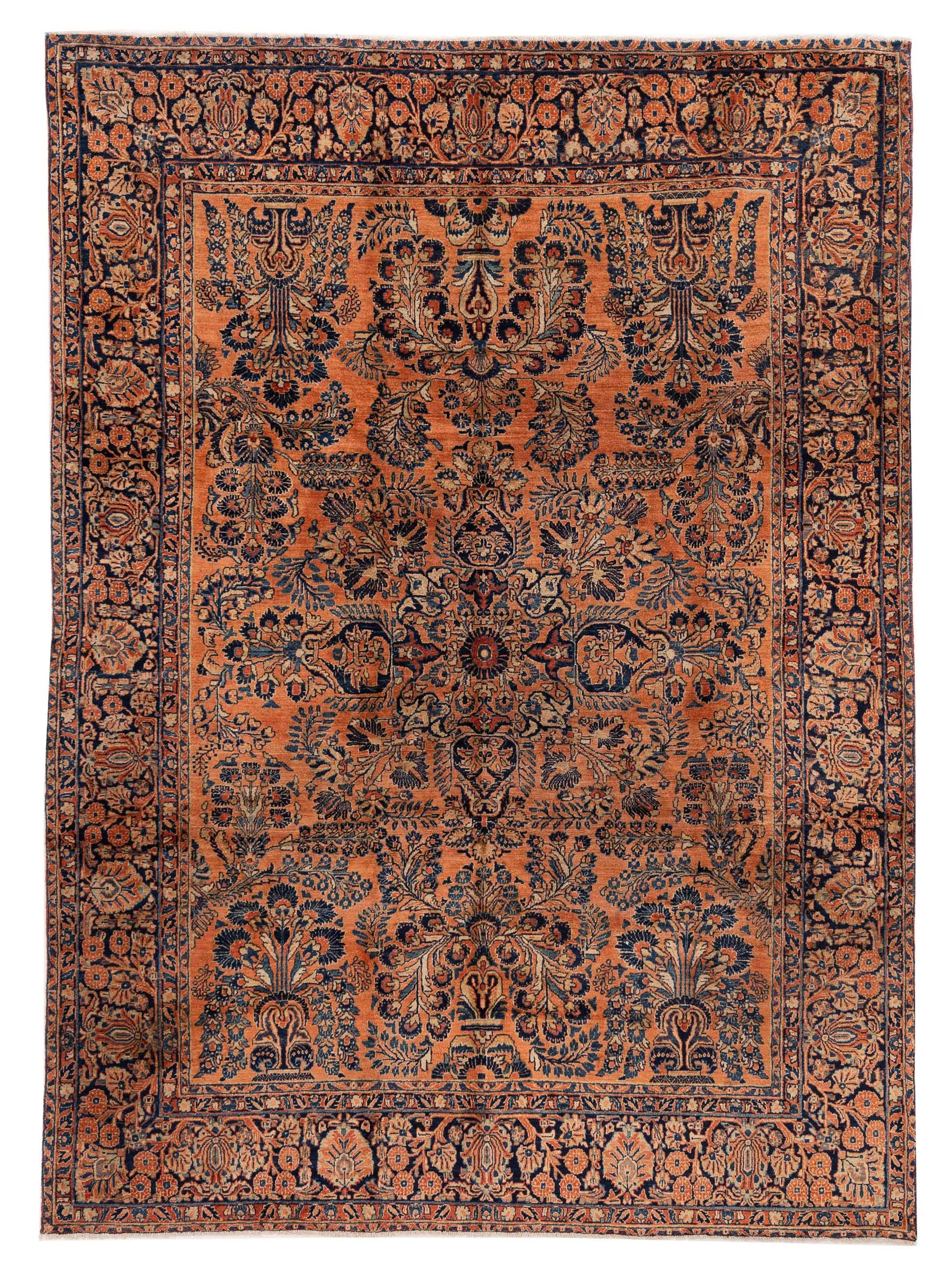 Pasha Persian  Orange Blue Transitional