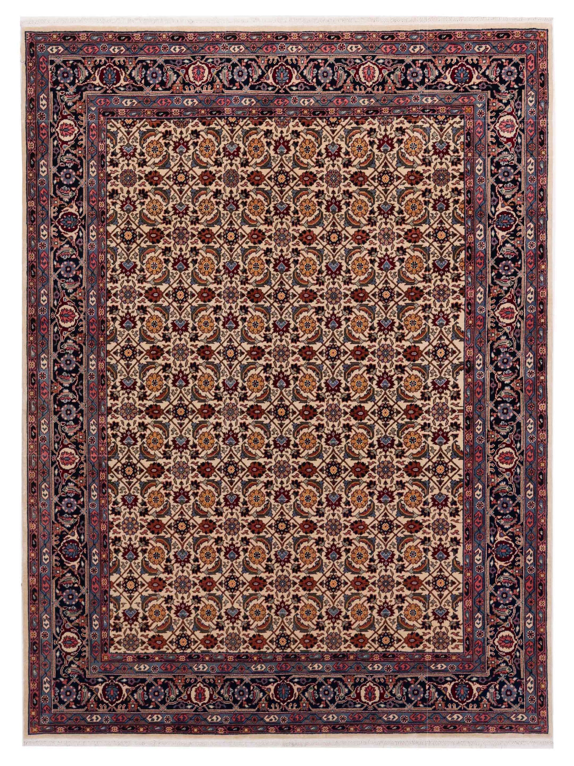 Rajpur Crown  Ivory Navy Traditional