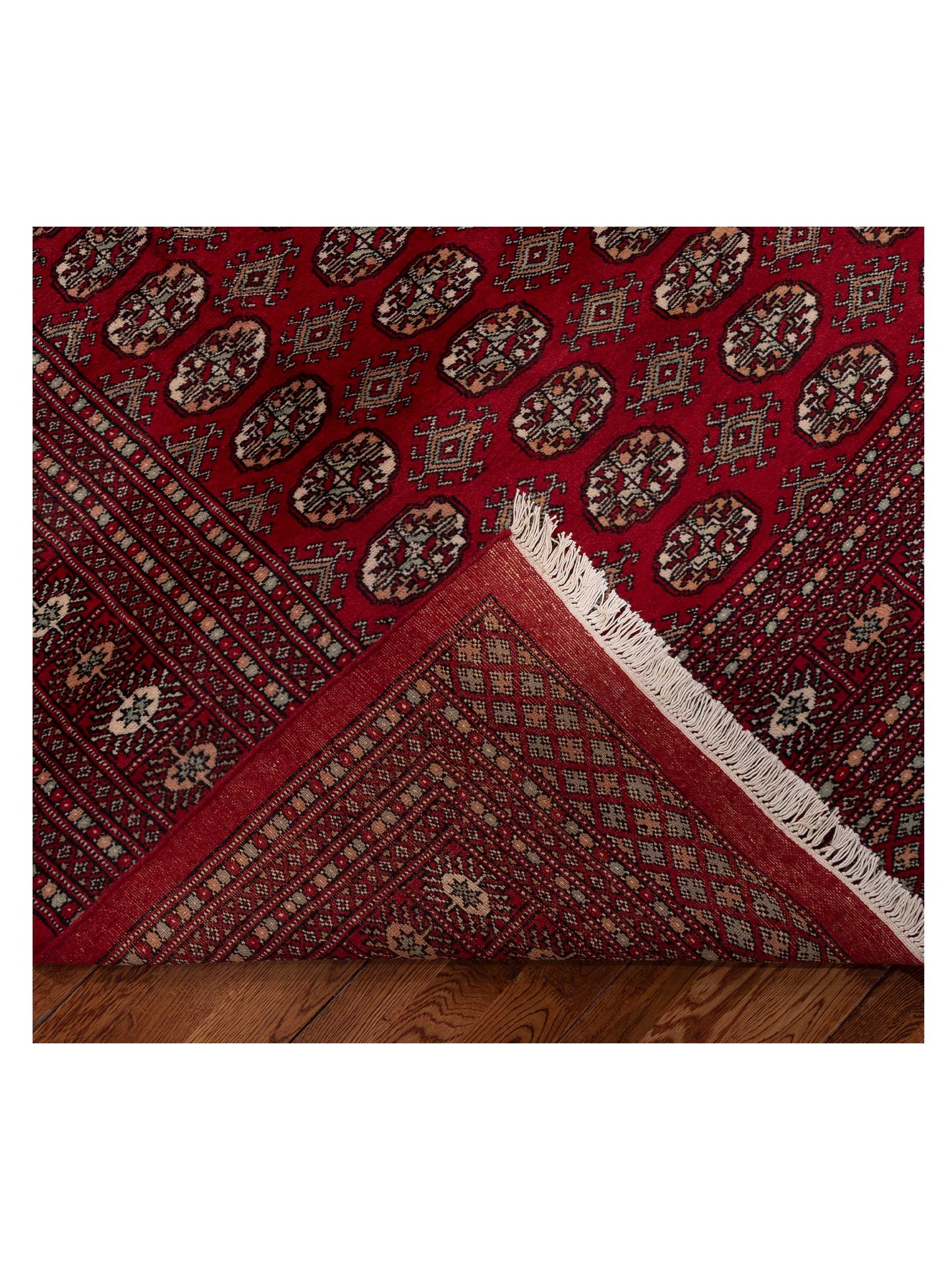 Bokhara 151429 Red Red 9x12 Hand Knotted Rug