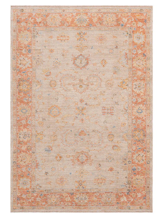 Anadol Angora Oushak  Beige Rust Traditional