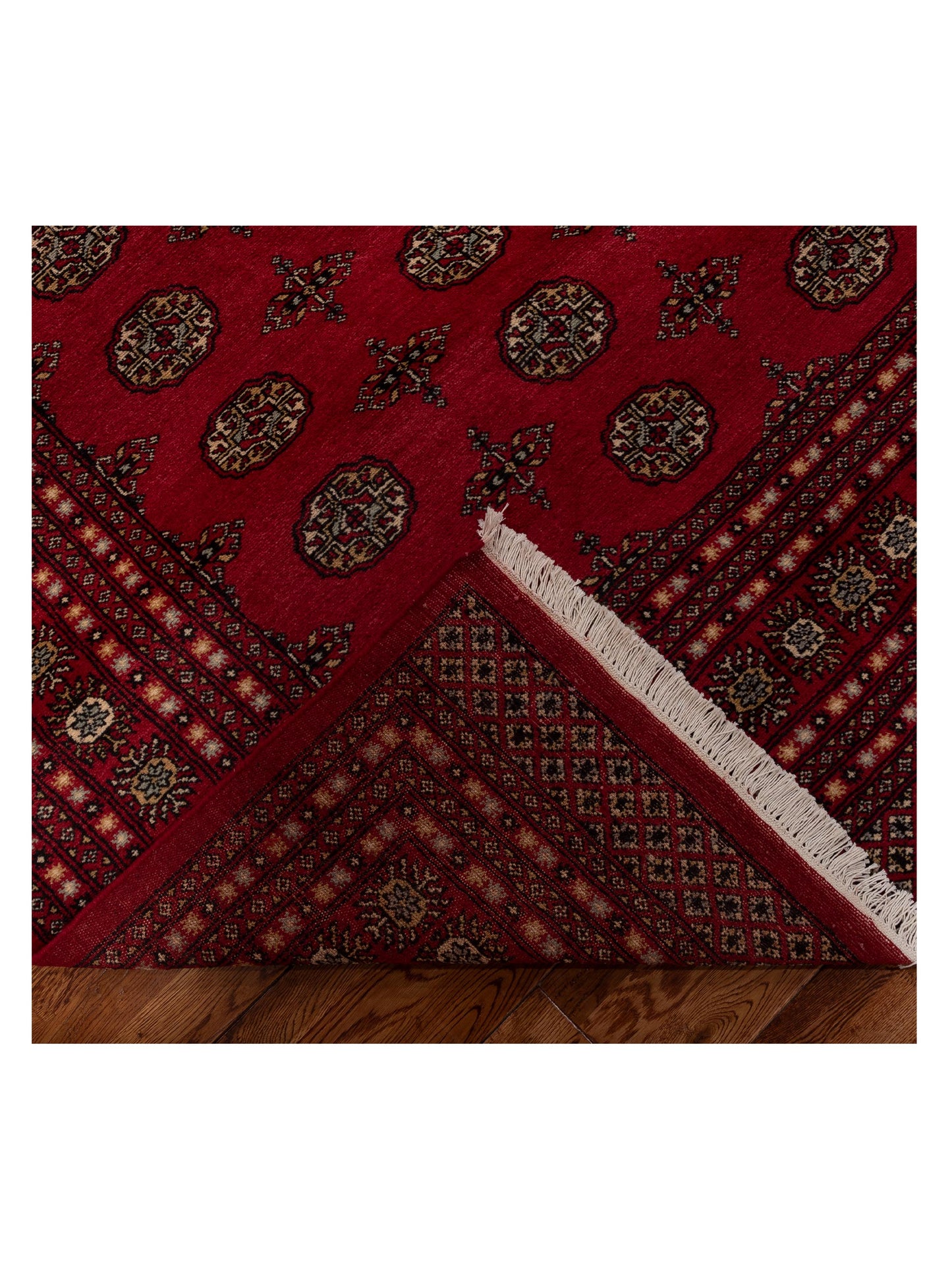 Bokhara 153419 Red Red 9.2x12.6 Hand Knotted Rug