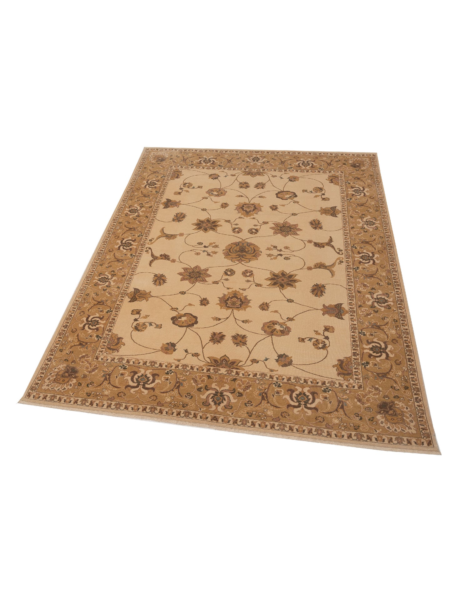 Antique Loom 108191 Ivory Gold 9.3x11.11 Hand Knotted Rug