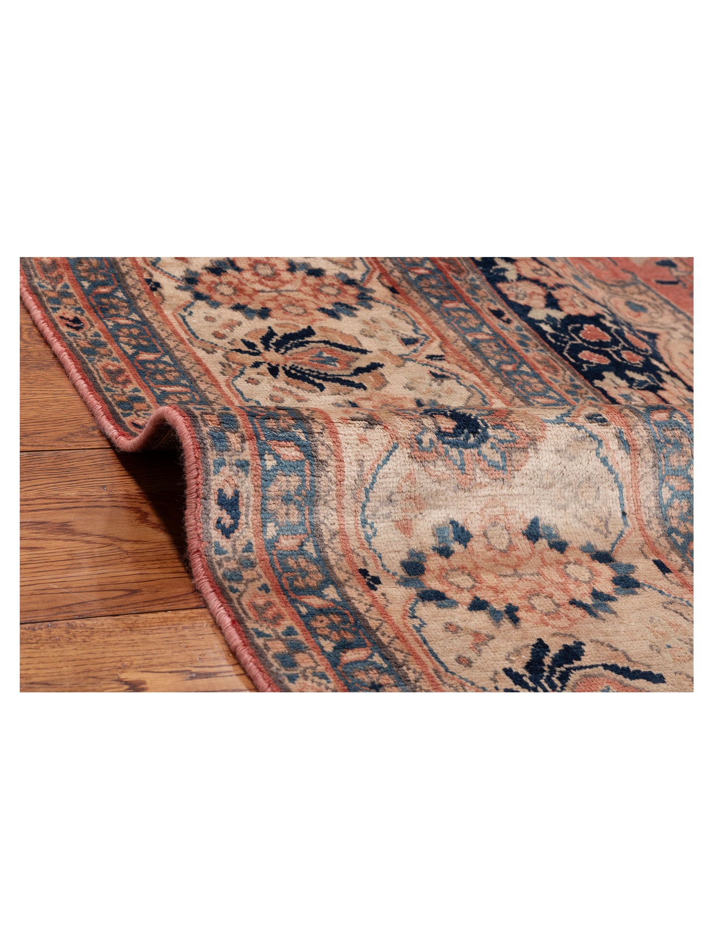 Persian 153622 Rust Ivory 9.11x14 Hand Knotted Rug