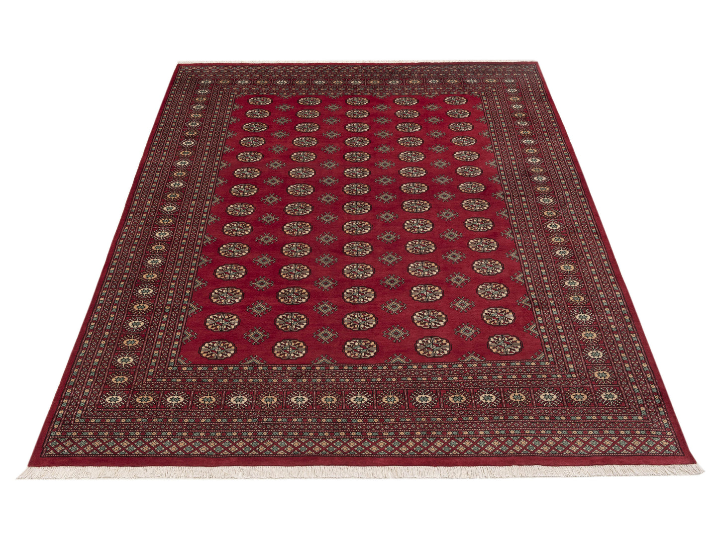 Bokhara 153397 Red Red 8.2x10.3 Hand Knotted Rug