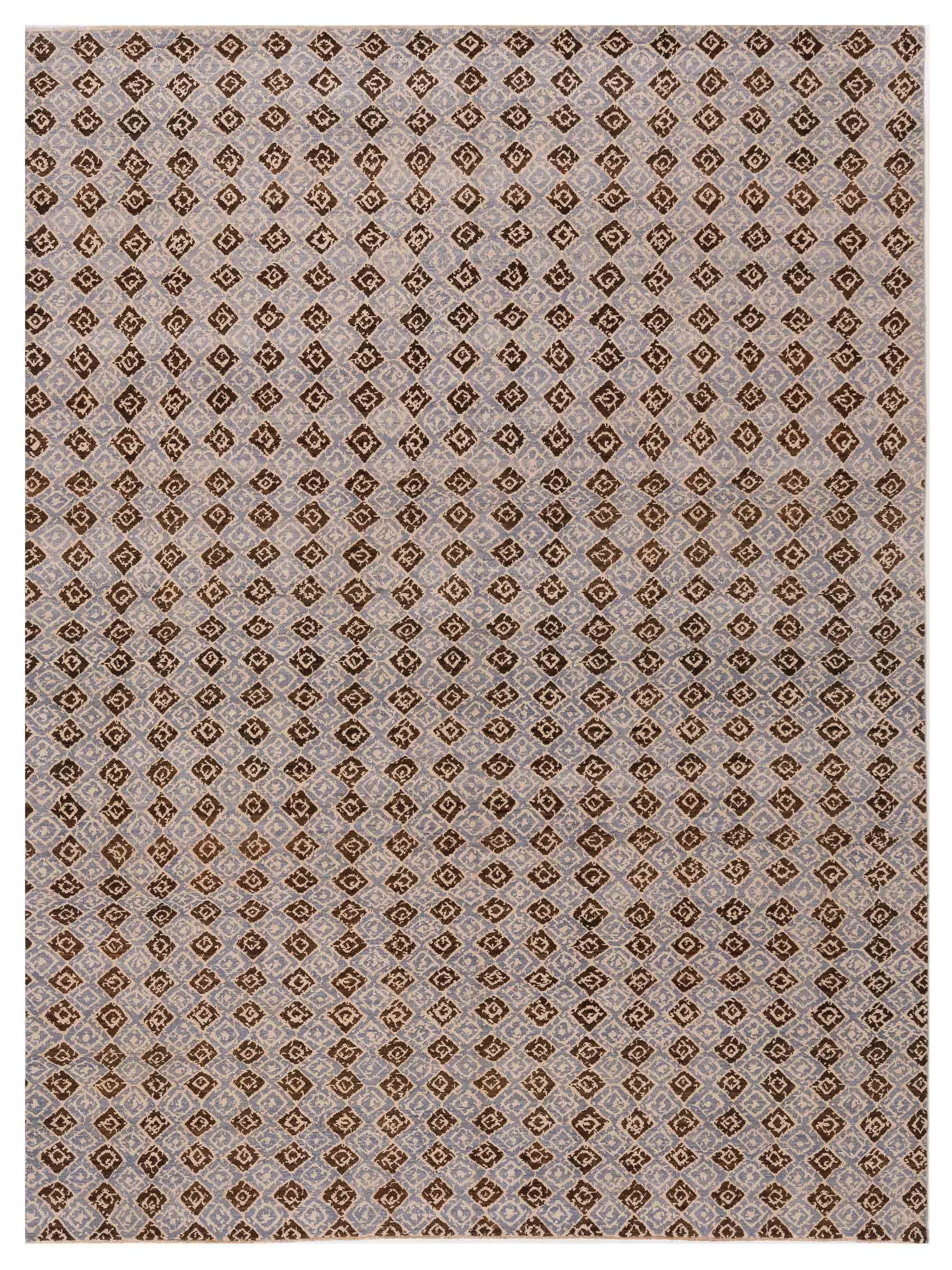 Siena Tibetino  Gray Brown Contemporary