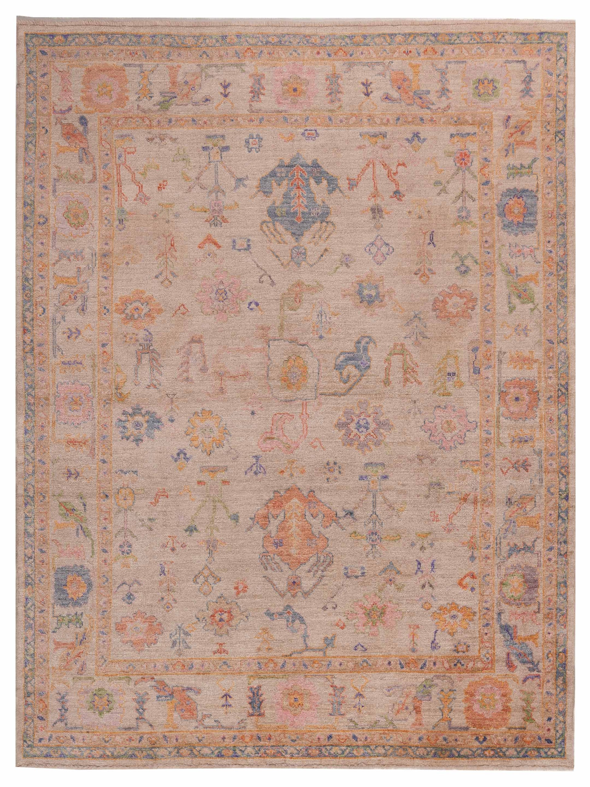 Anadol Angora Oushak  Beige Beige Traditional