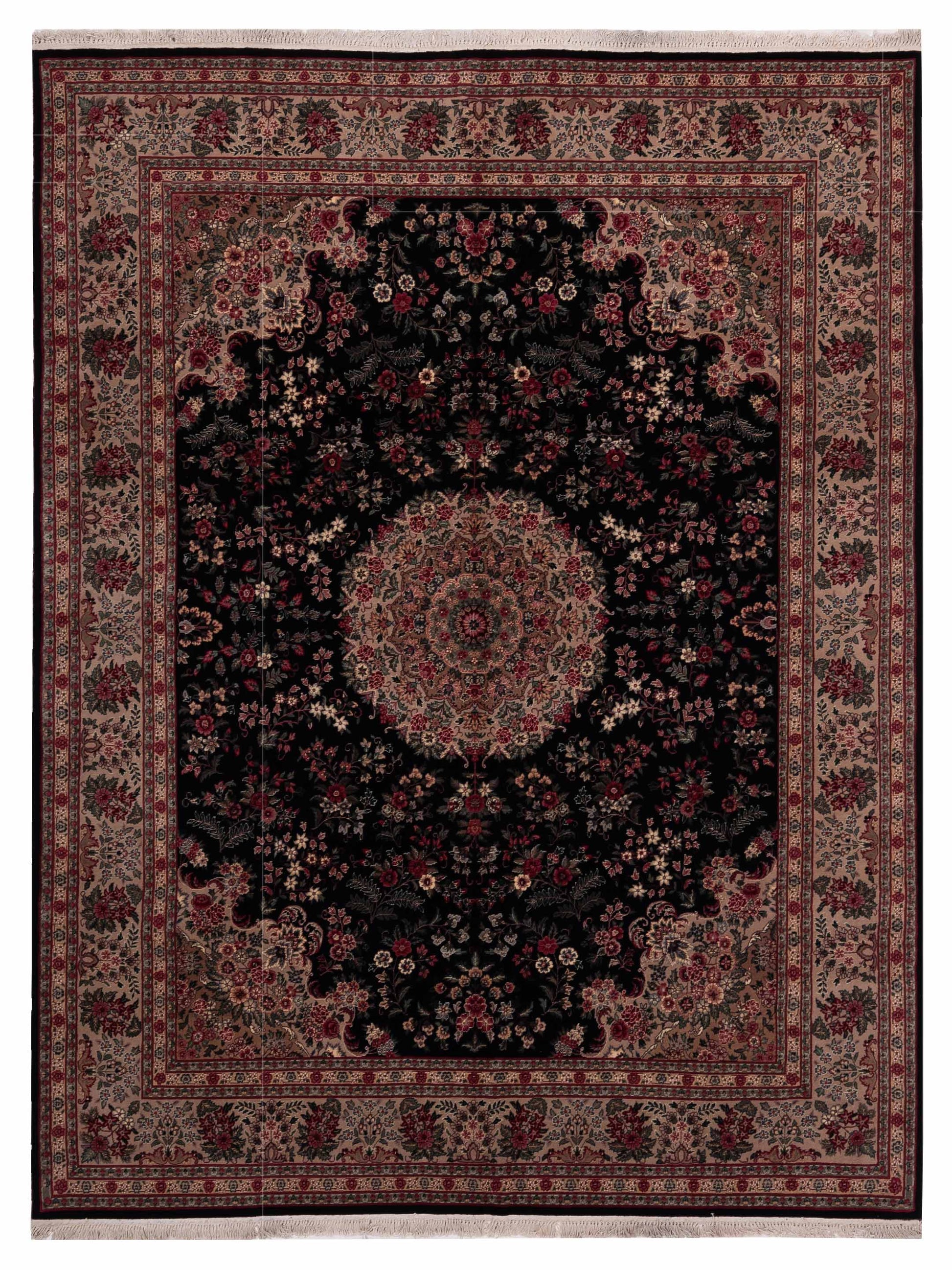 Pasha Magnolia  Black Beige Traditional