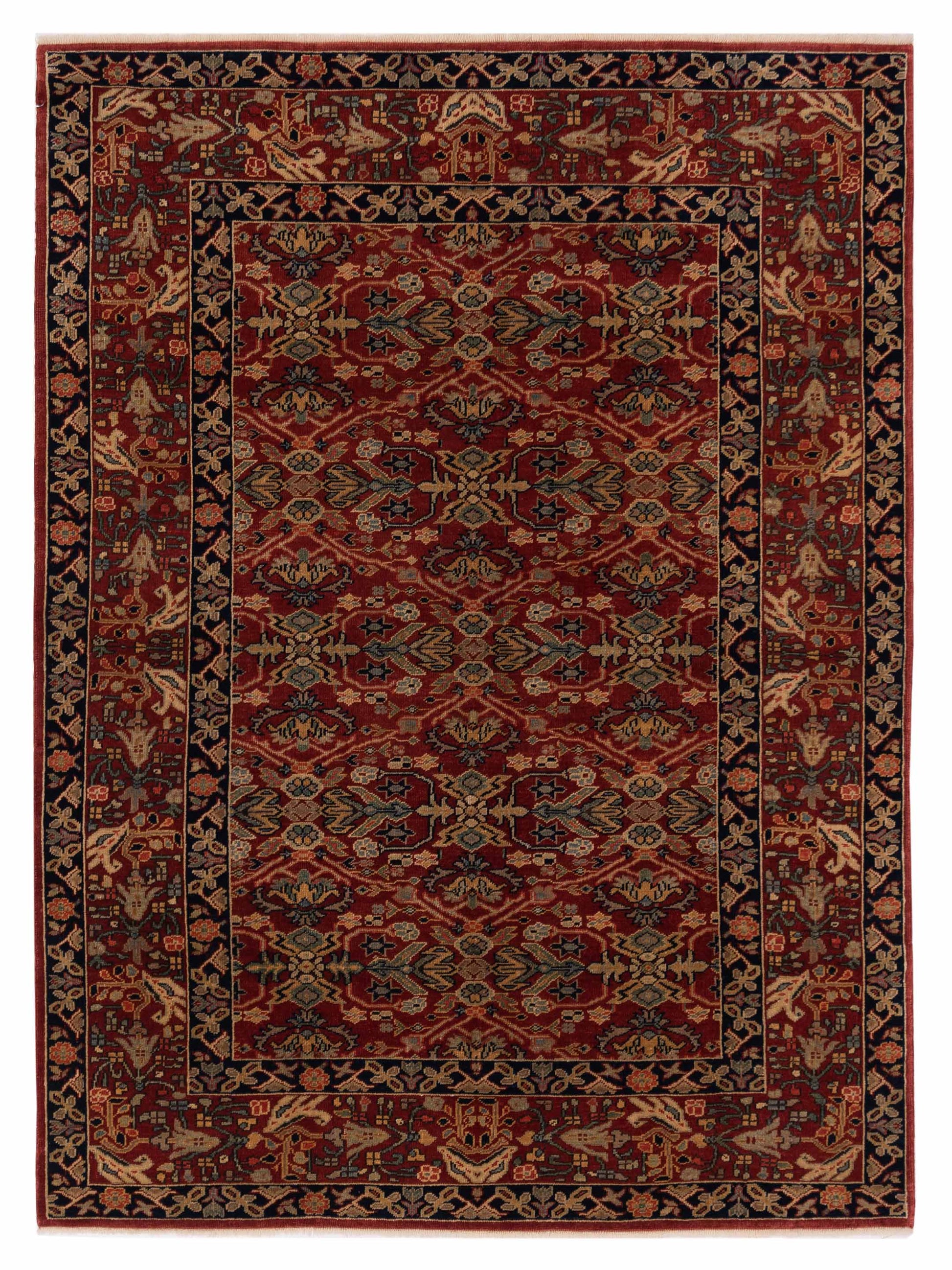 Pasha Antique Loom  Red Black Traditional