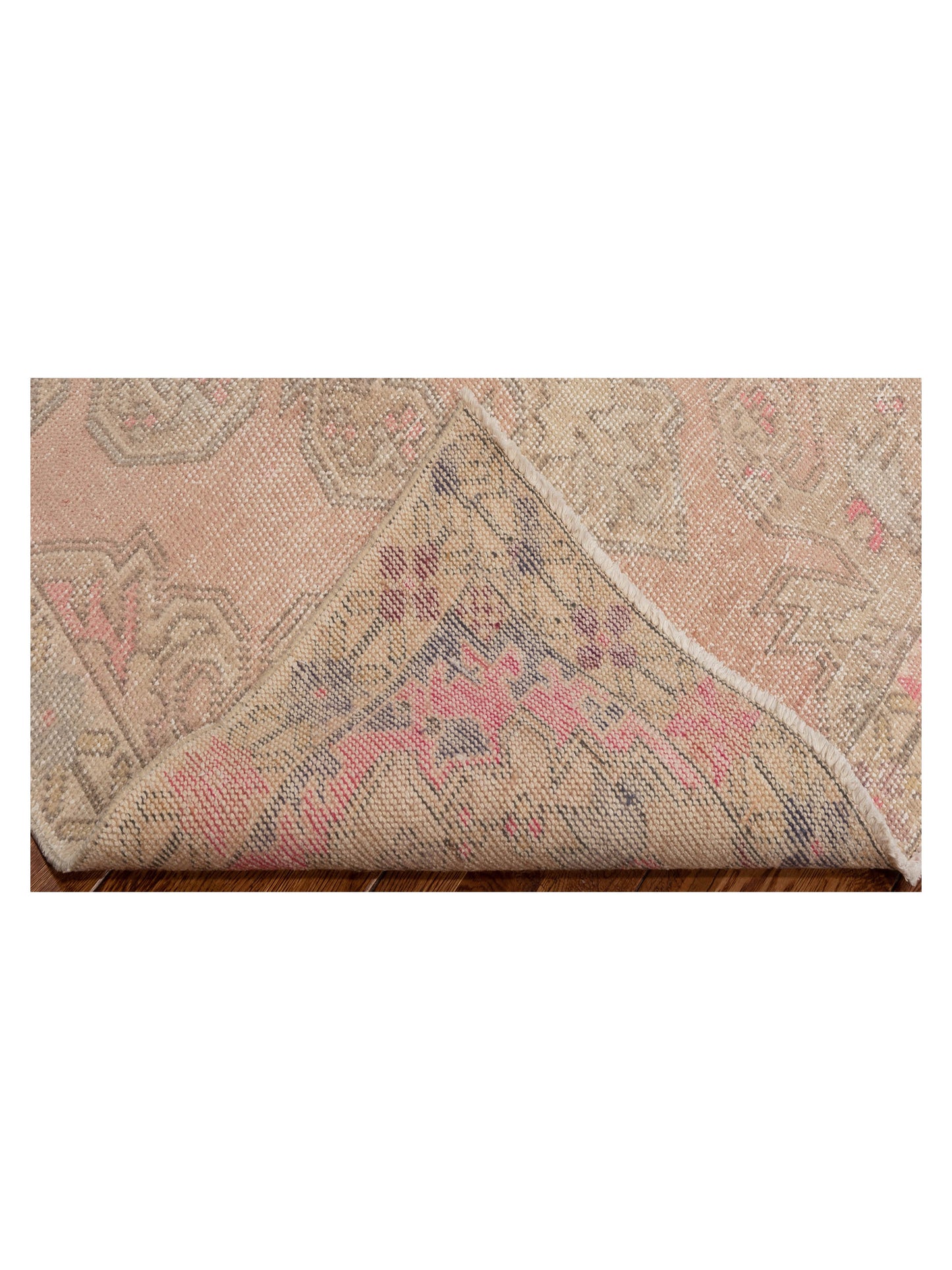 Old Anatolian 149874 Pink 4.4x7.5 Hand Knotted Rug