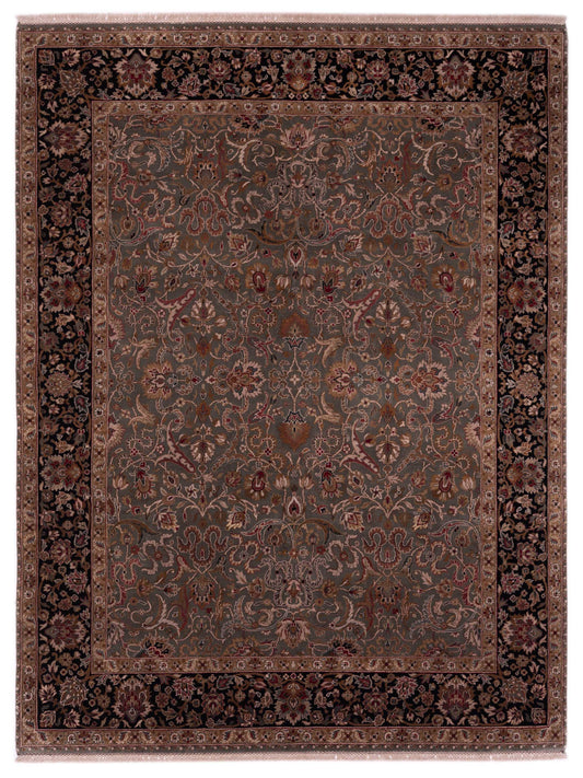 Rajpur Jahan  Green Black Traditional