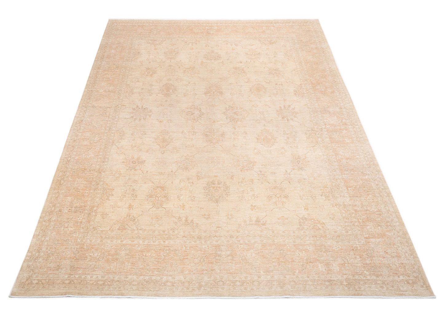 Sultan 113627 Cream Copper 11.10x15 Hand Knotted Rug