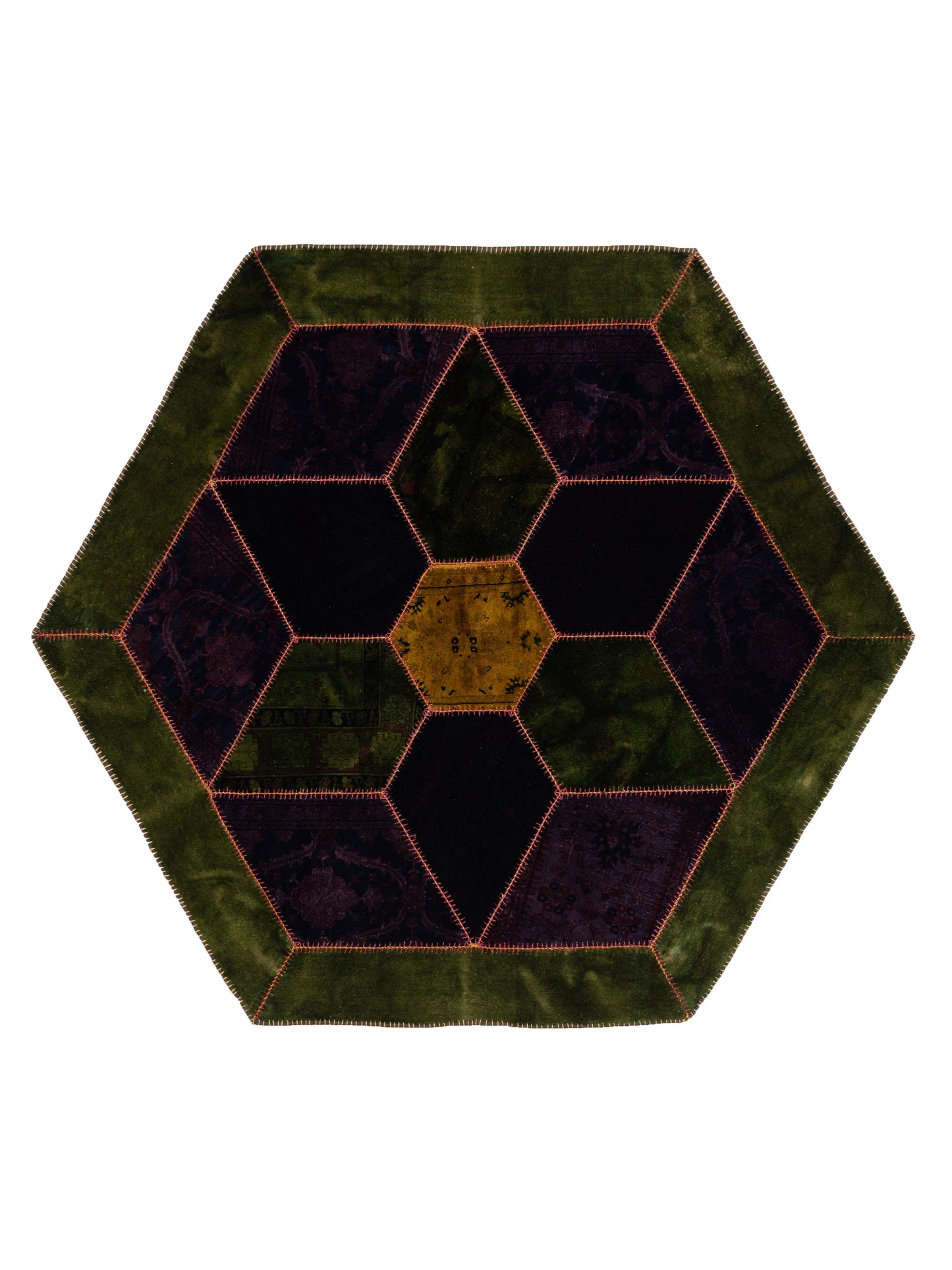 Pasha Turkish Vestige Patchwork  Multi  Contemporary