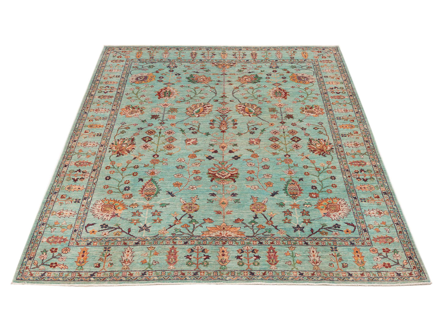 Sultan 152742 Navy Navy 8x10.2 Hand Knotted Rug