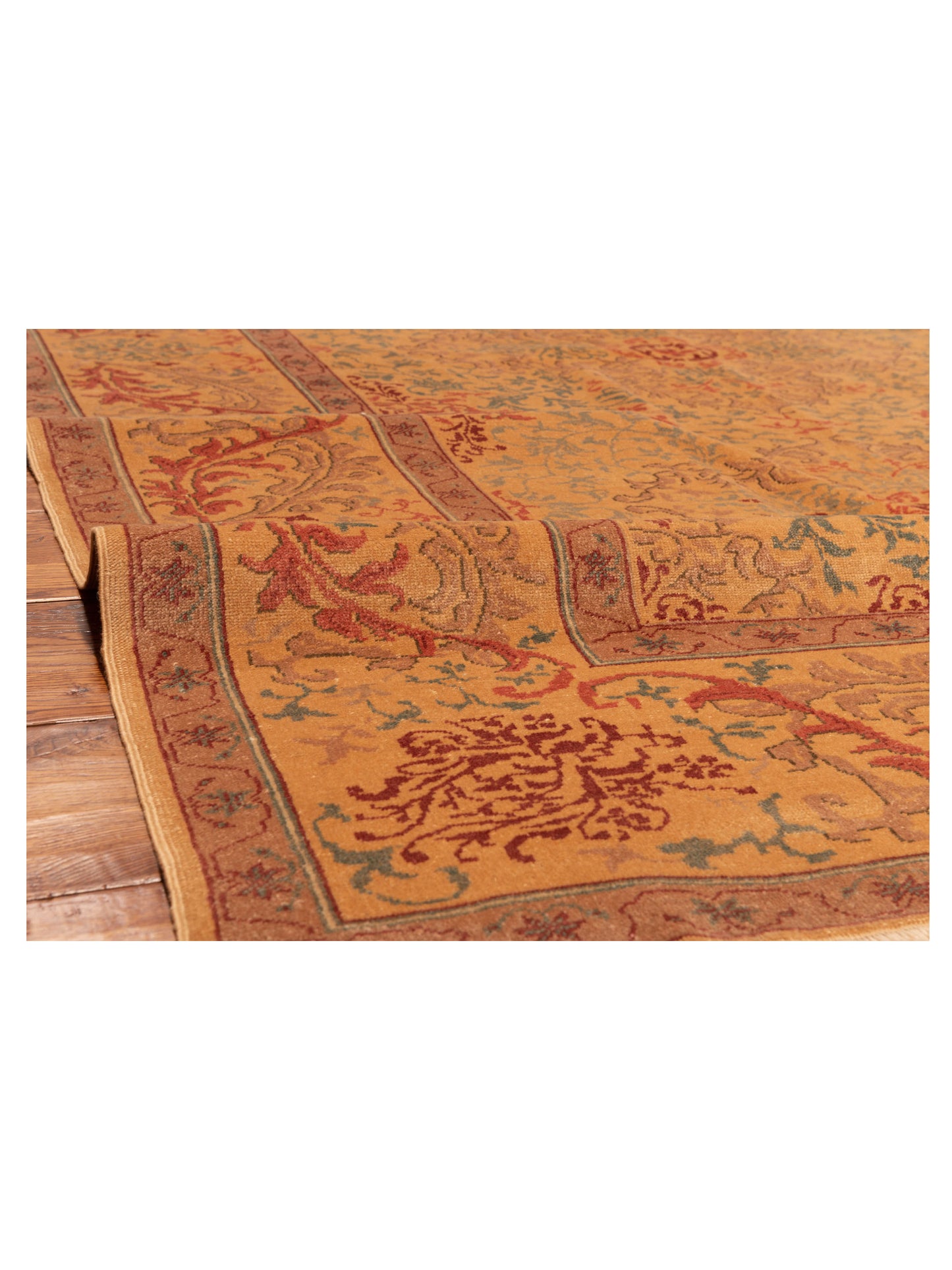 Antique Loom 108032 Gold 6.9x9.4 Hand Knotted Rug