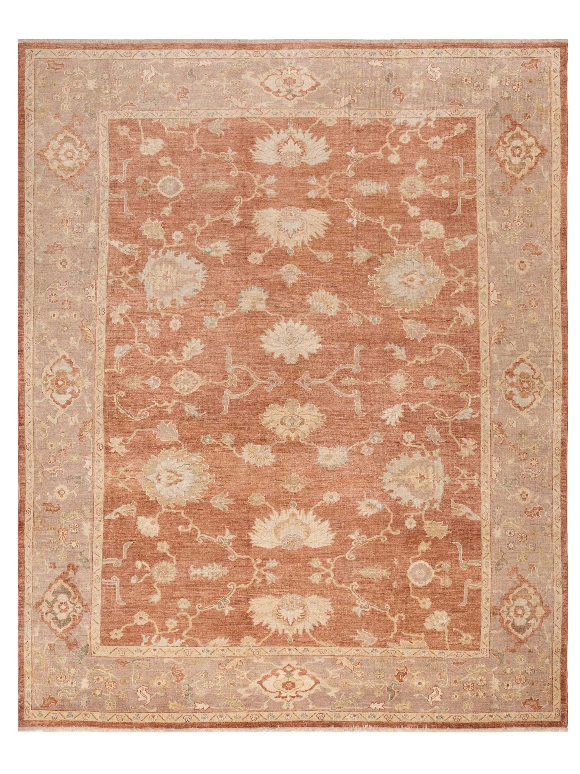 Anadol Angora Oushak  Rust Purple Traditional