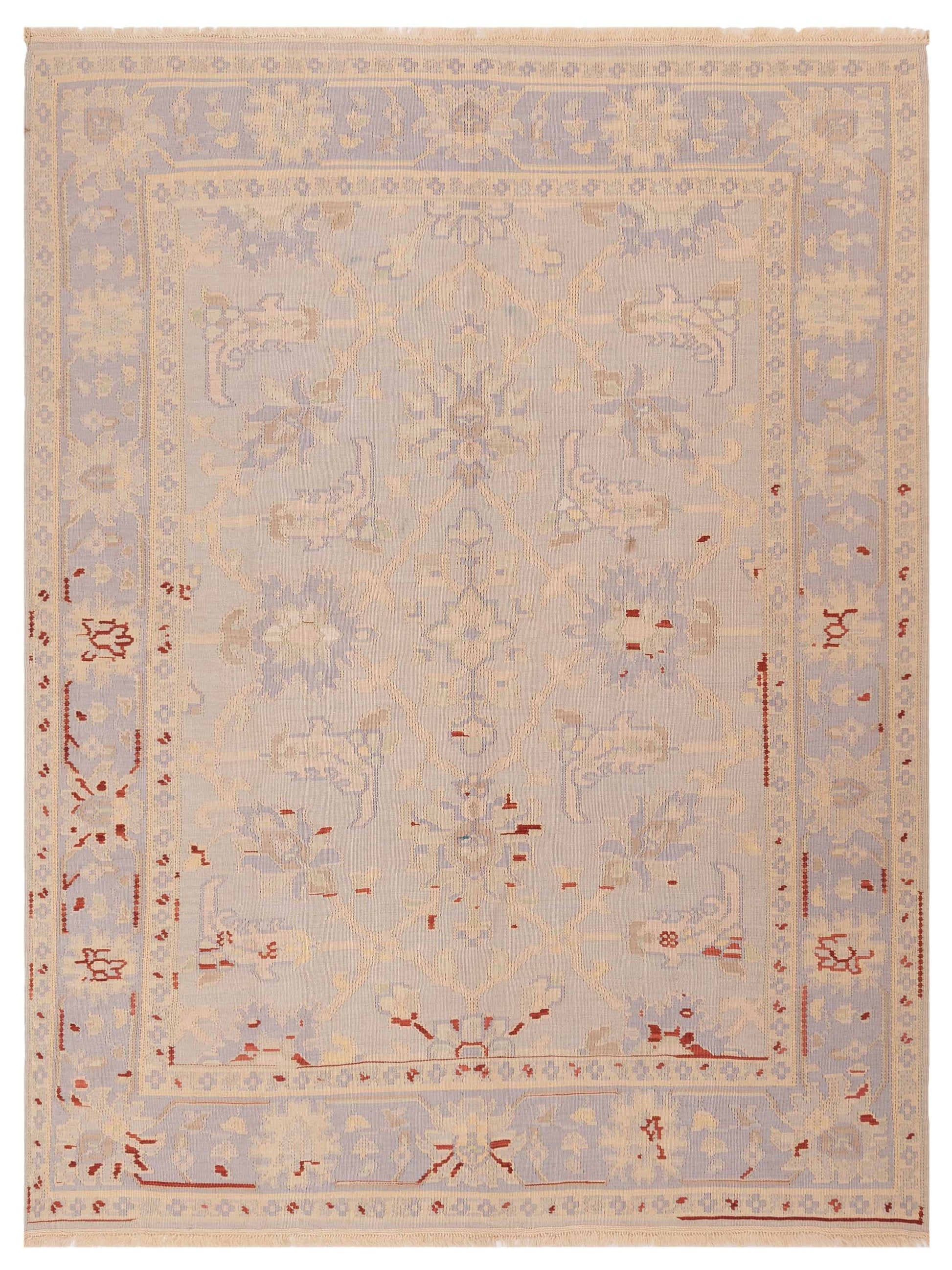 Pasha Transilvanian Kilim  Silver  Traditional
