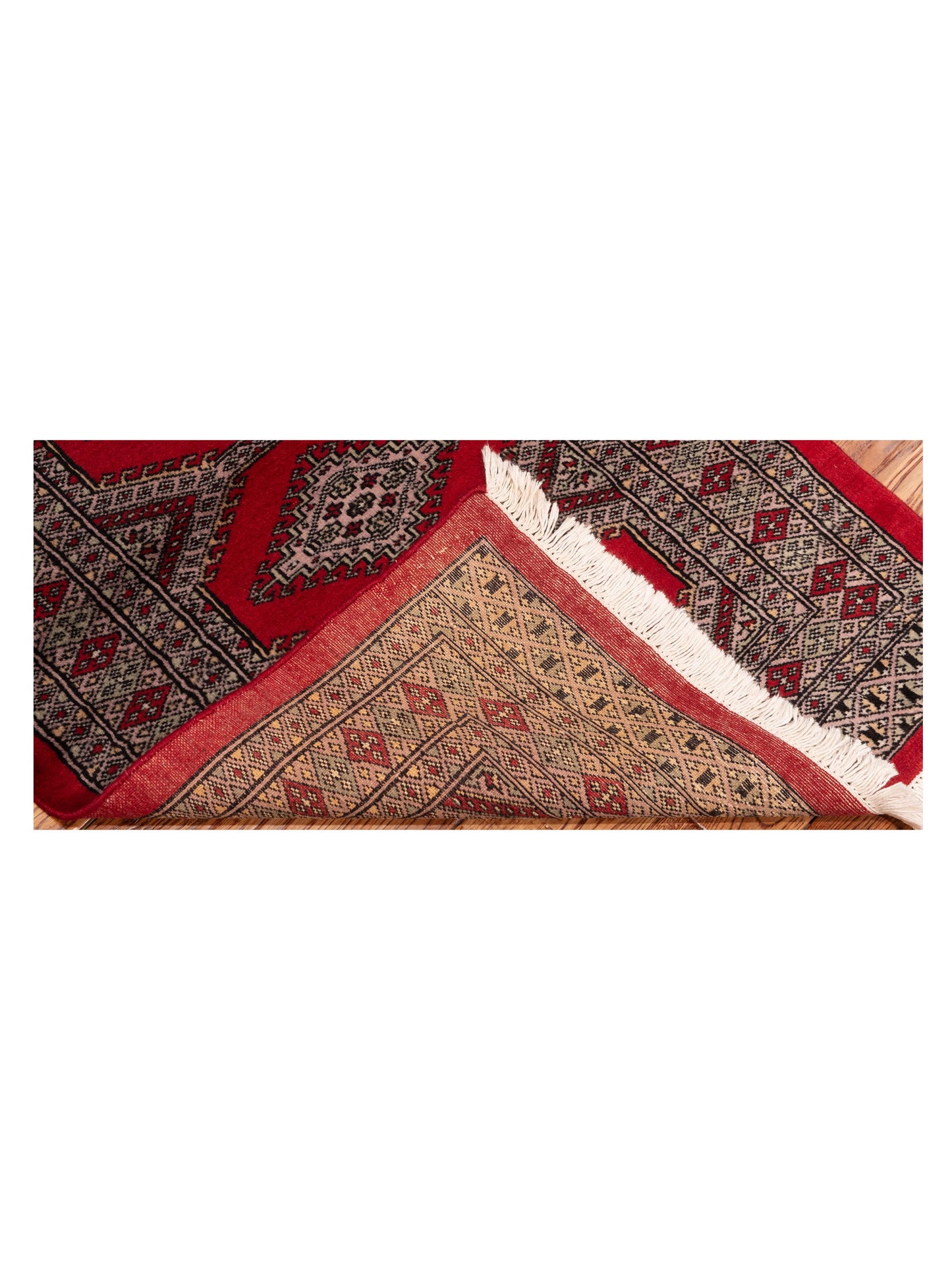 Bokhara 146622 Red Silver 2.2x3.10 Hand Knotted Rug