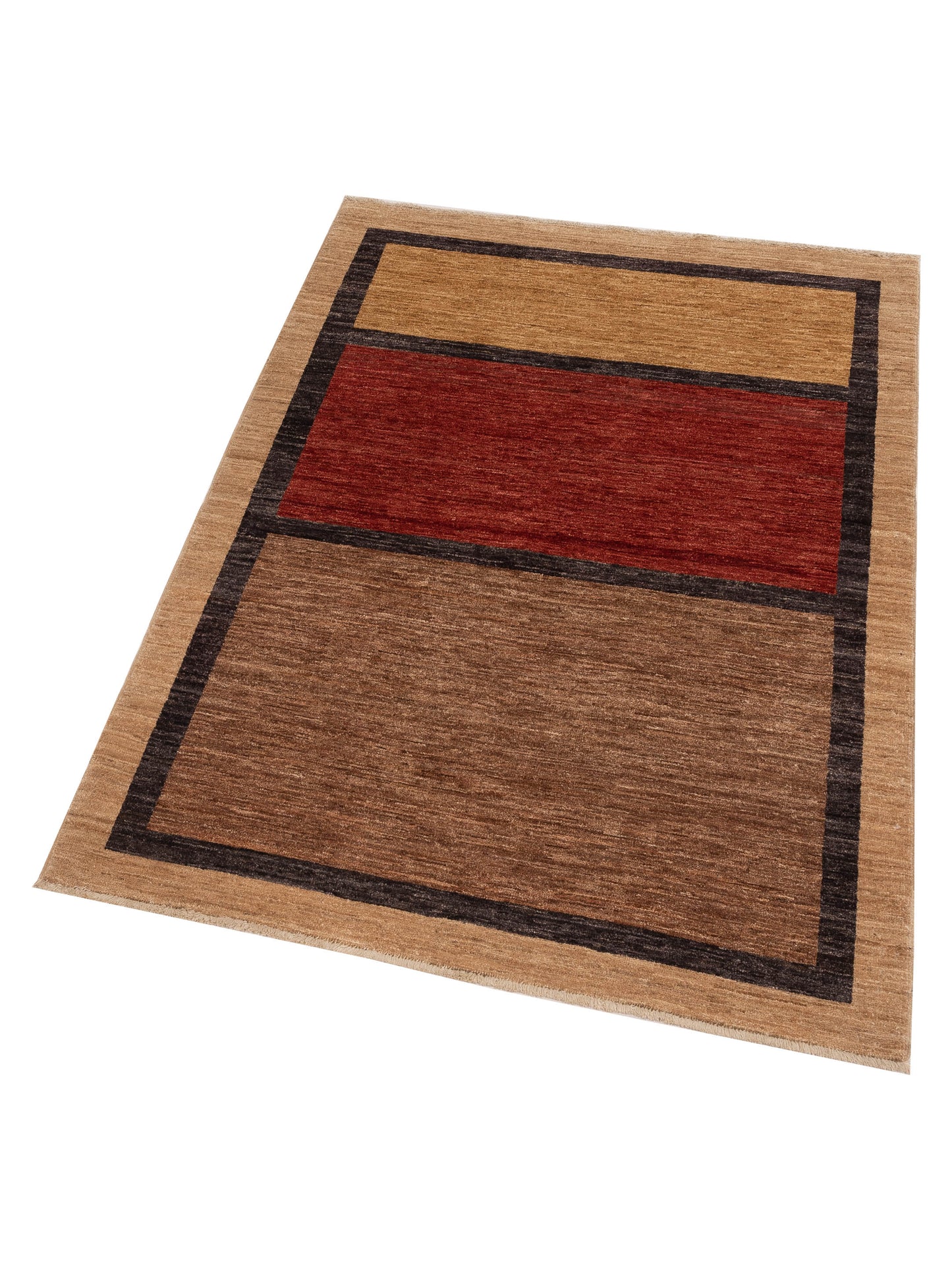 Bahar 95801 Red Brown 4.1x5.10 Hand Knotted Rug