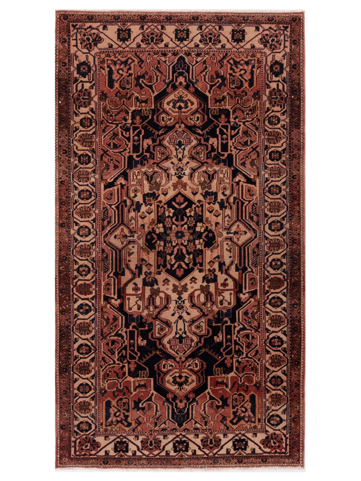 Pasha Persian  Rust Ivory Traditional