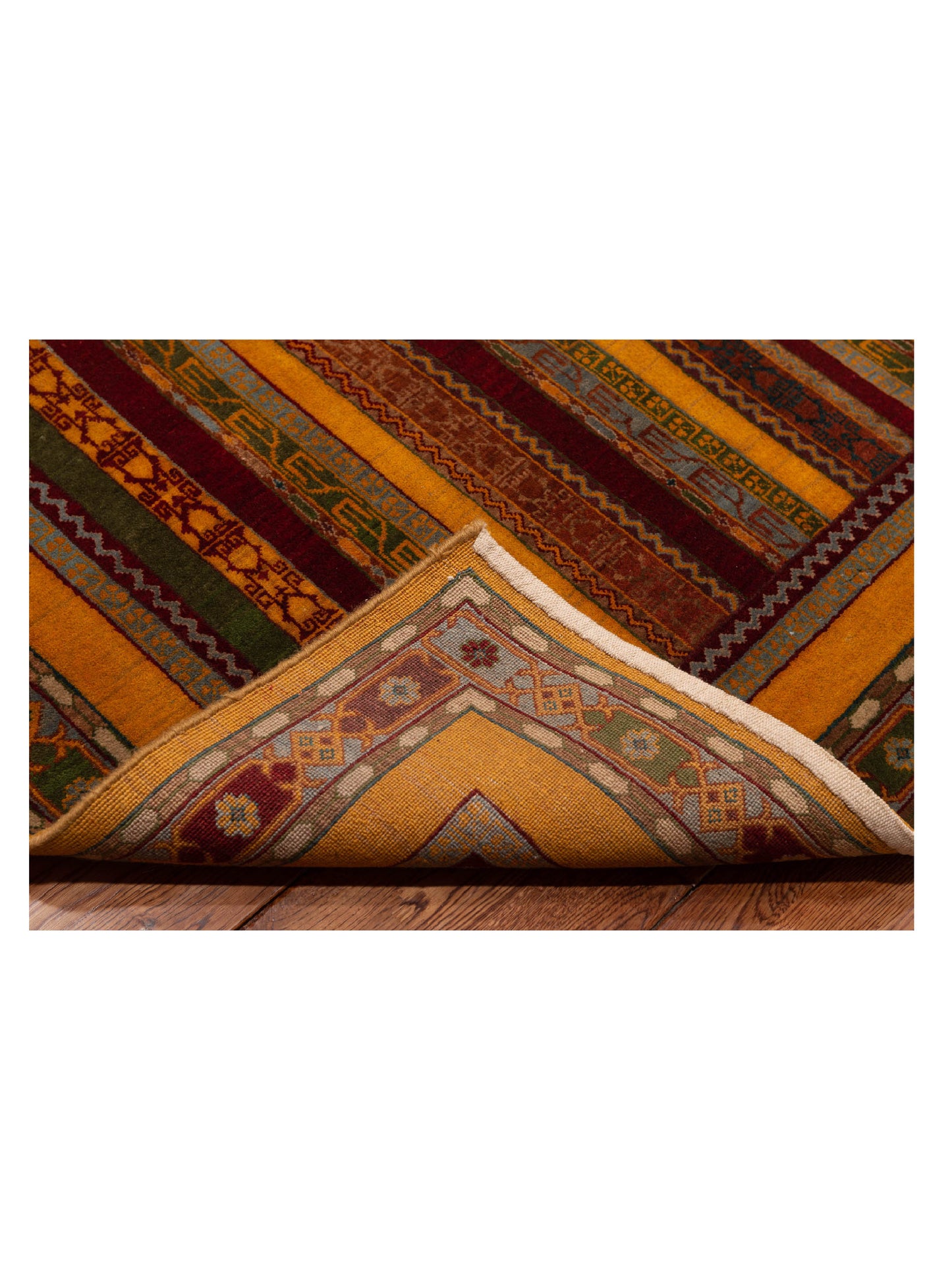 Shawl 112848 Multi 6.6x9.7 Hand Knotted Rug