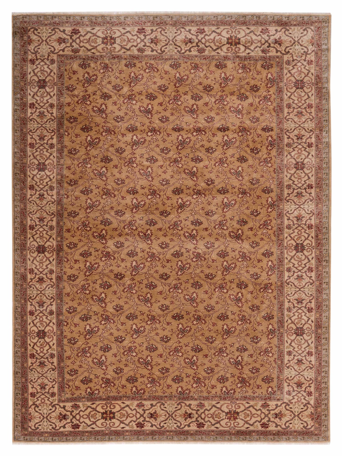 Pasha Antique Loom  Gold Ivory Transitional