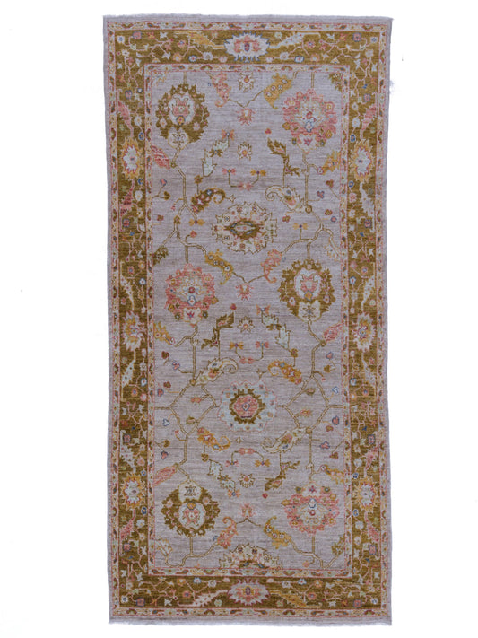 Anadol Angora Oushak  Silver Mustard Traditional