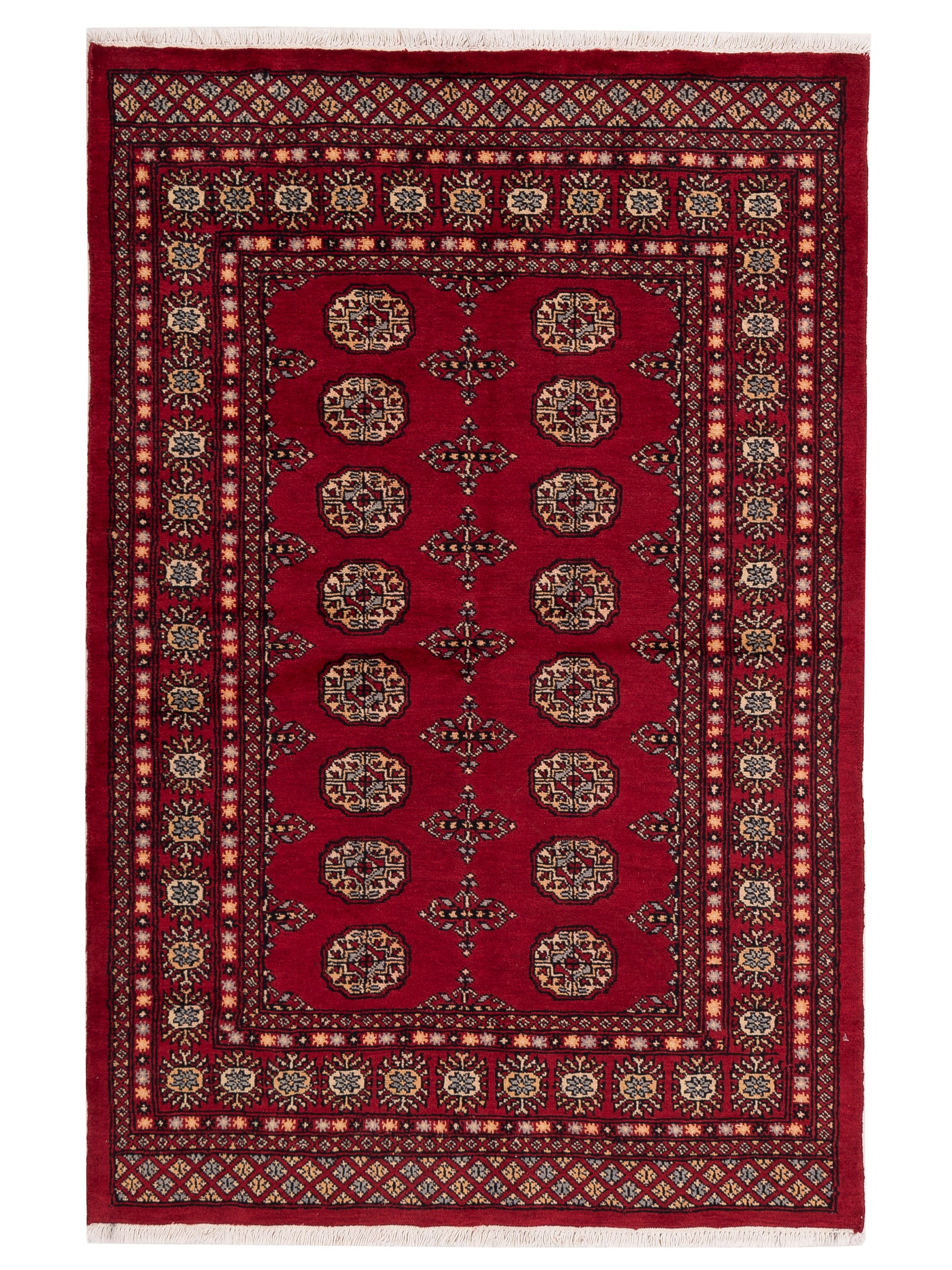 Nomad Bokhara  Red Red Traditional