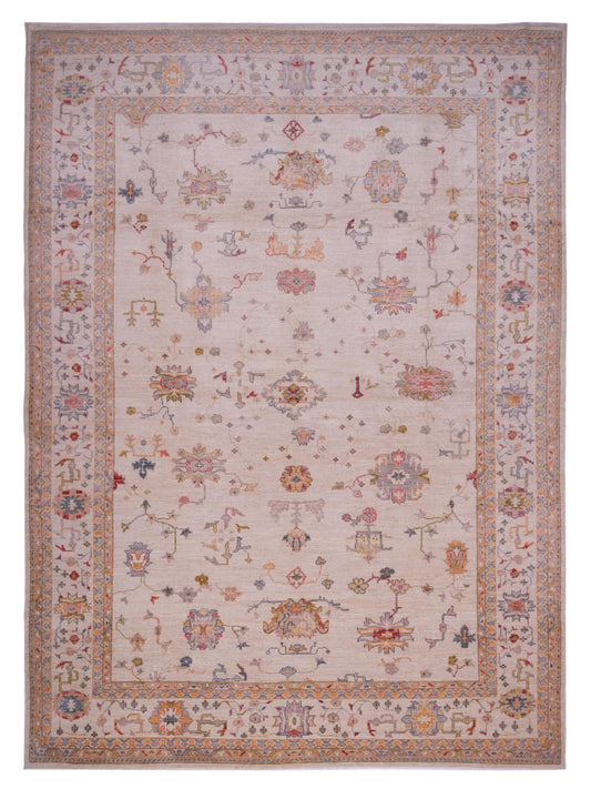 Anadol Angora Oushak  Ivory Ivory Traditional