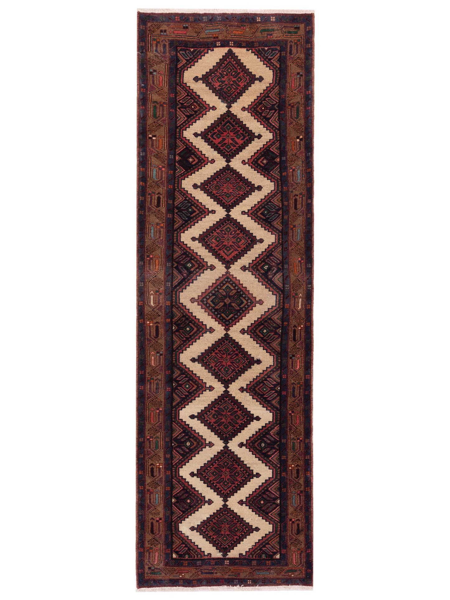 Pasha Persian  Ivory Brown Traditional