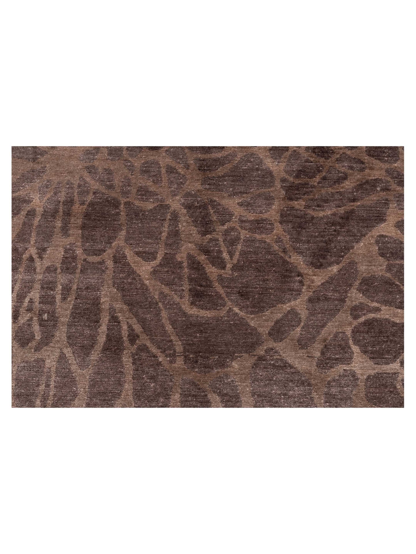 Tibetino 119741 Brown Brown 6.1x9 Hand Knotted Rug