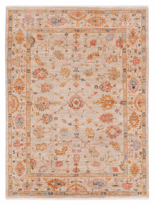 Anadol Angora Oushak  Ivory Ivory Traditional