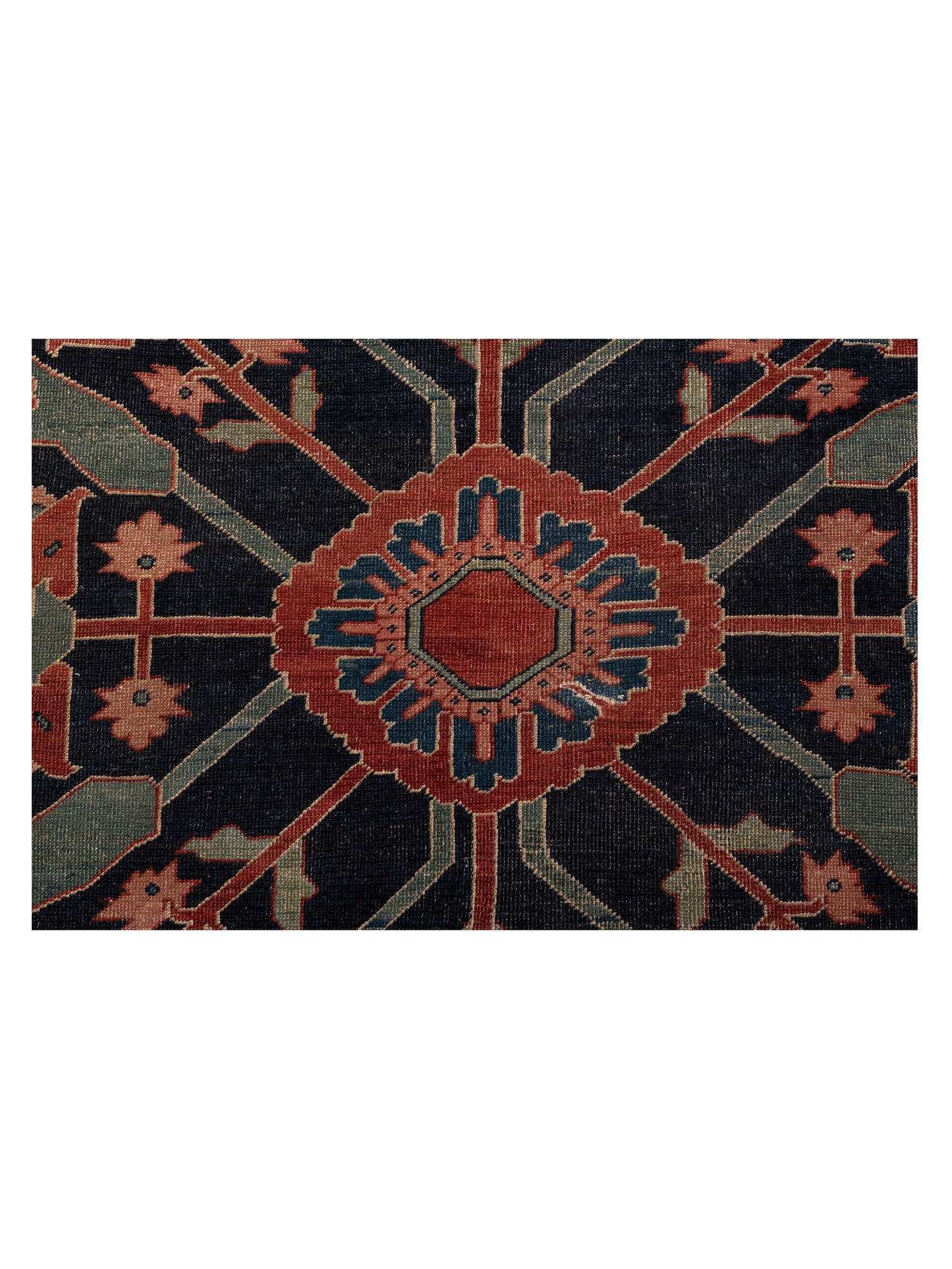Persian Antique 147591 Red Navy 9.3x12.5 Hand Knotted Rugs