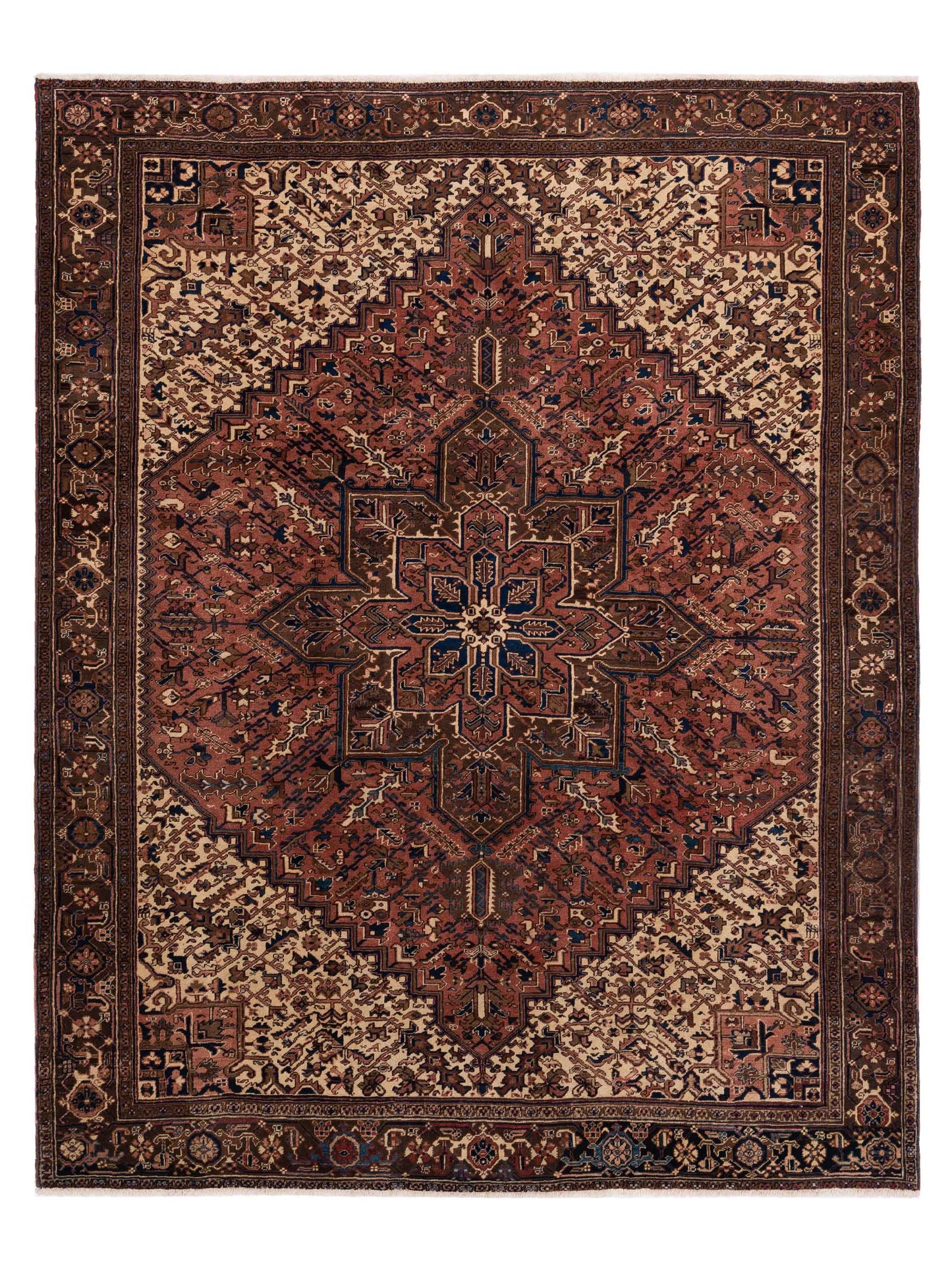 Pasha Persian  Brick Brown Traditional