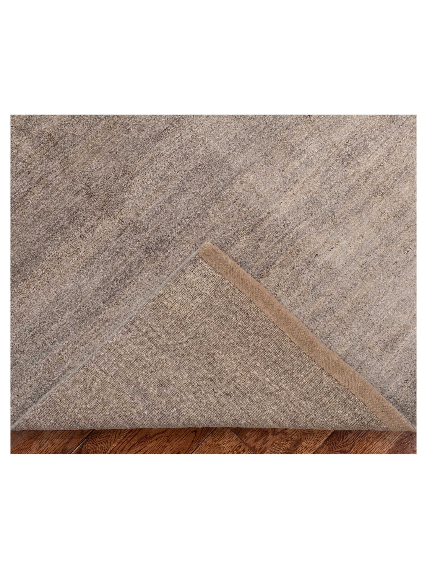 Tibetino 154011 Silver Silver 4.11x6.9 Hand Knotted Rug