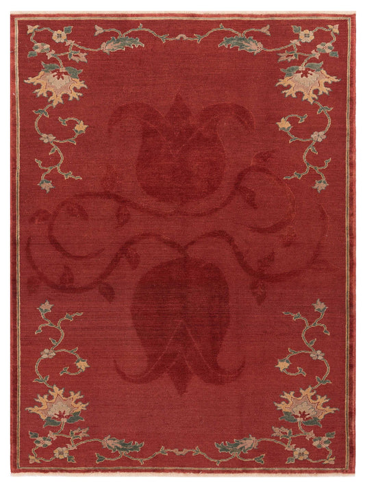 Pasha Antique Loom  Red Red Traditional