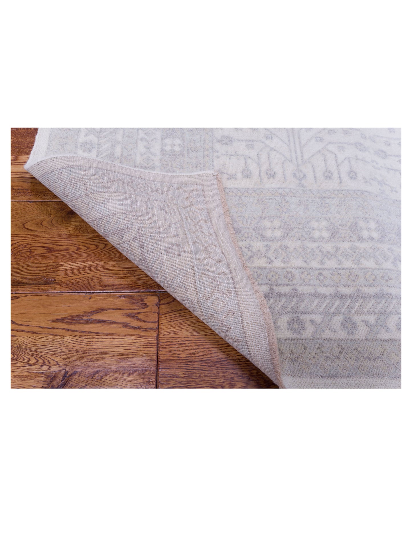 Stella 124390 Ivory Ivory 7.8x10.1 Hand Knotted Rug