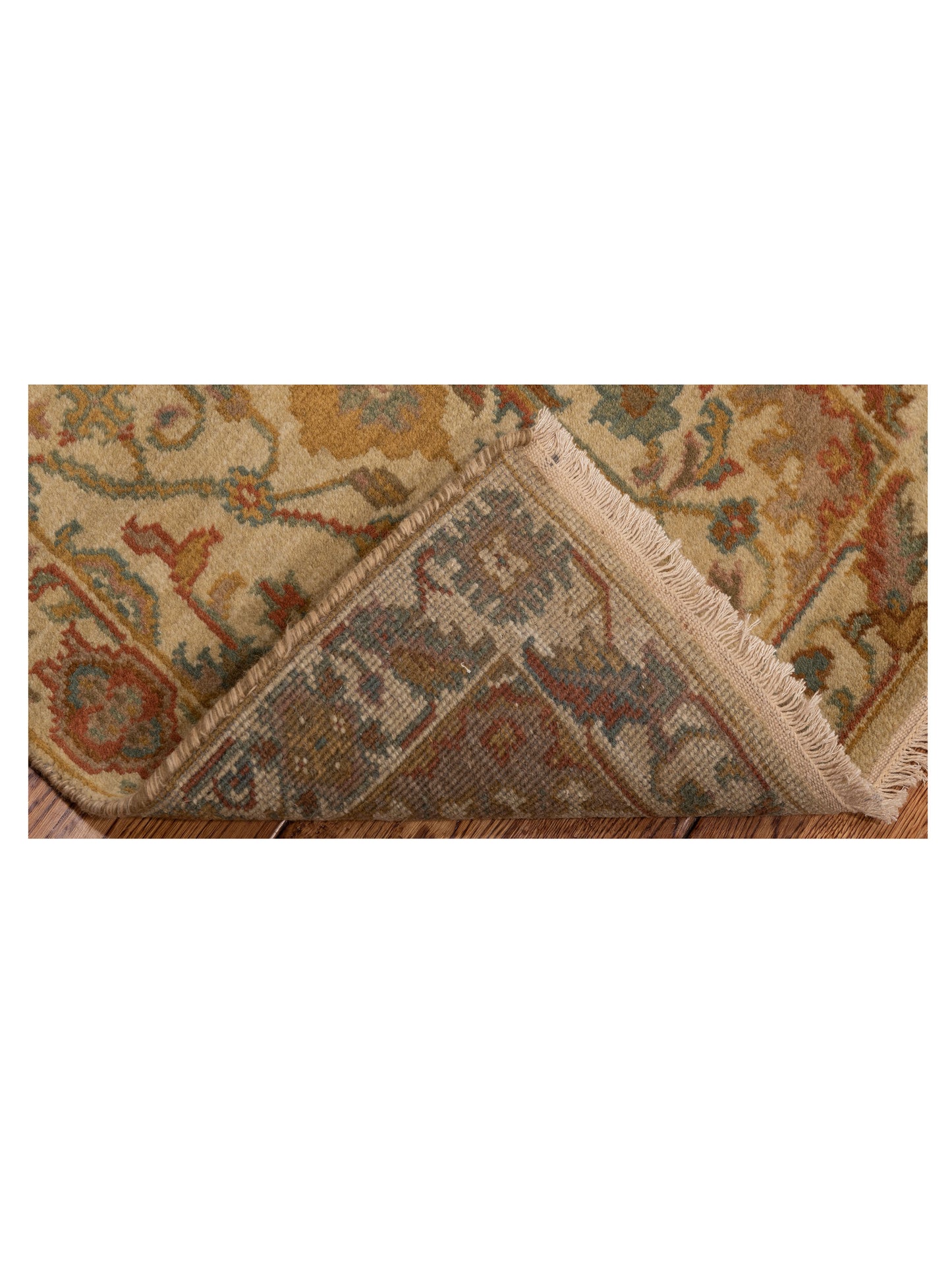 Lilac 103175 Beige Beige 2x4 Hand Knotted Rug
