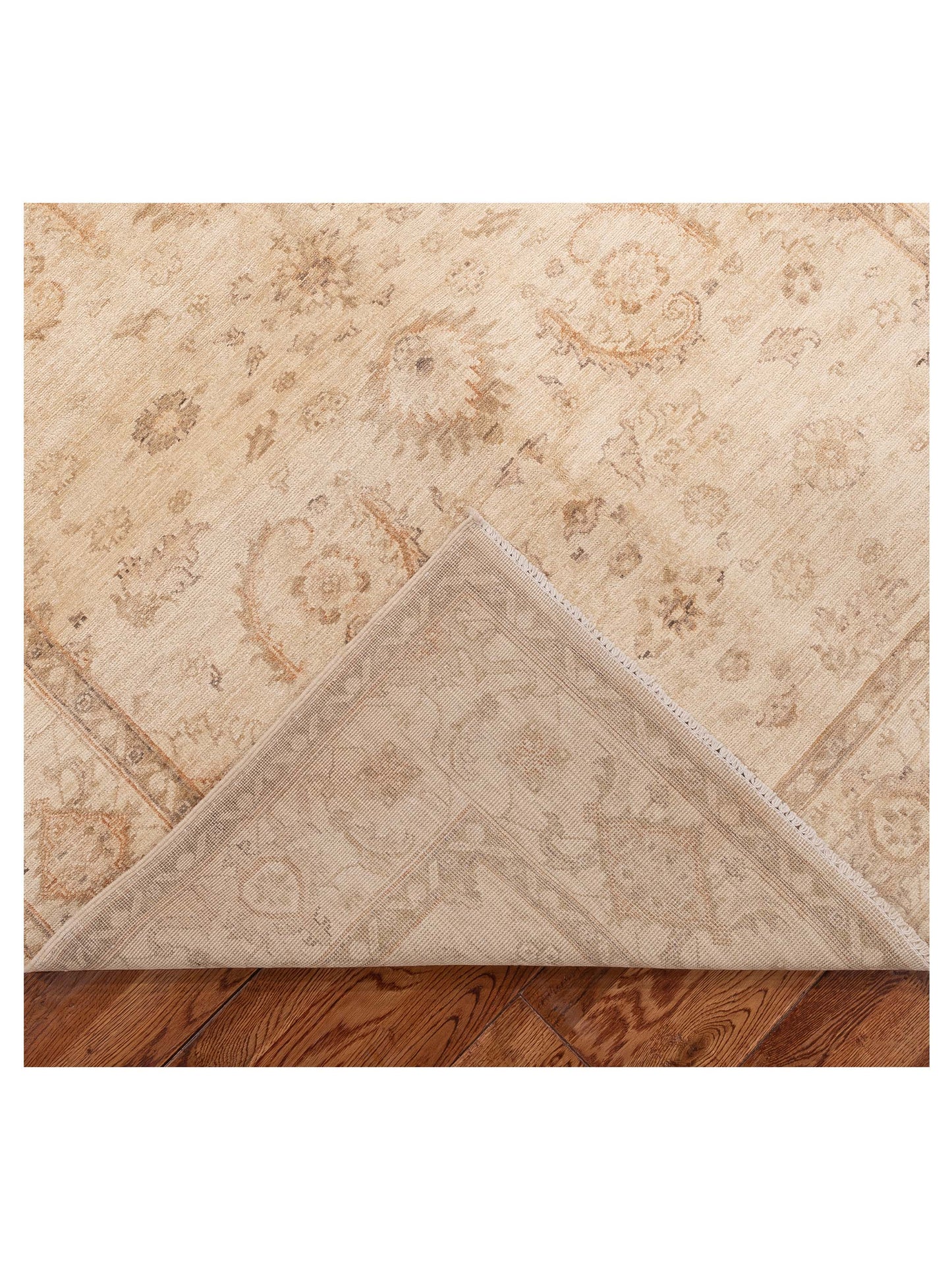 Sultan 153663 Silver Ivory 4.10x6.6 Hand Knotted Rug