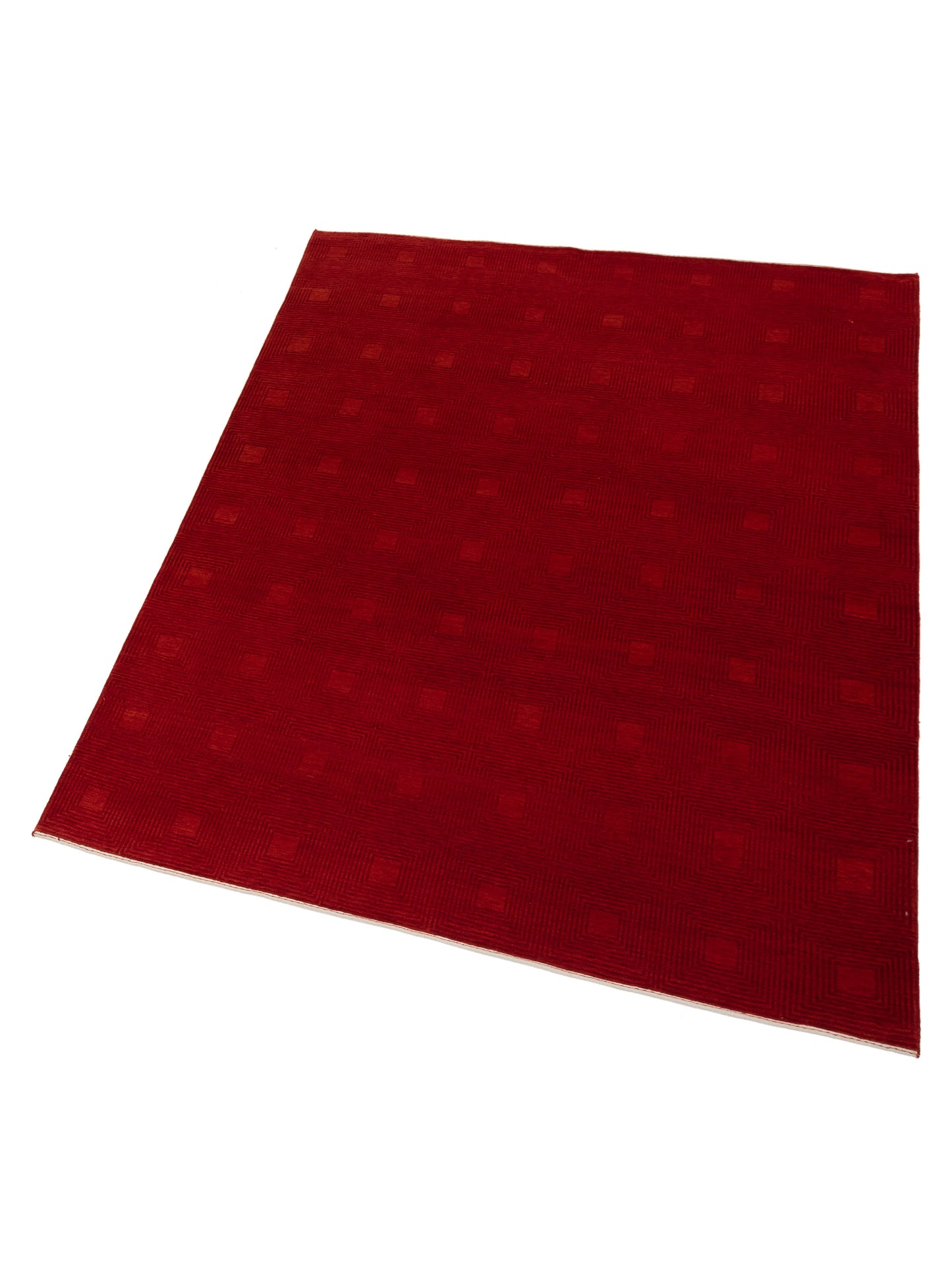 Loribaft 108470 Red 7.9x9.7 Hand Knotted Rug