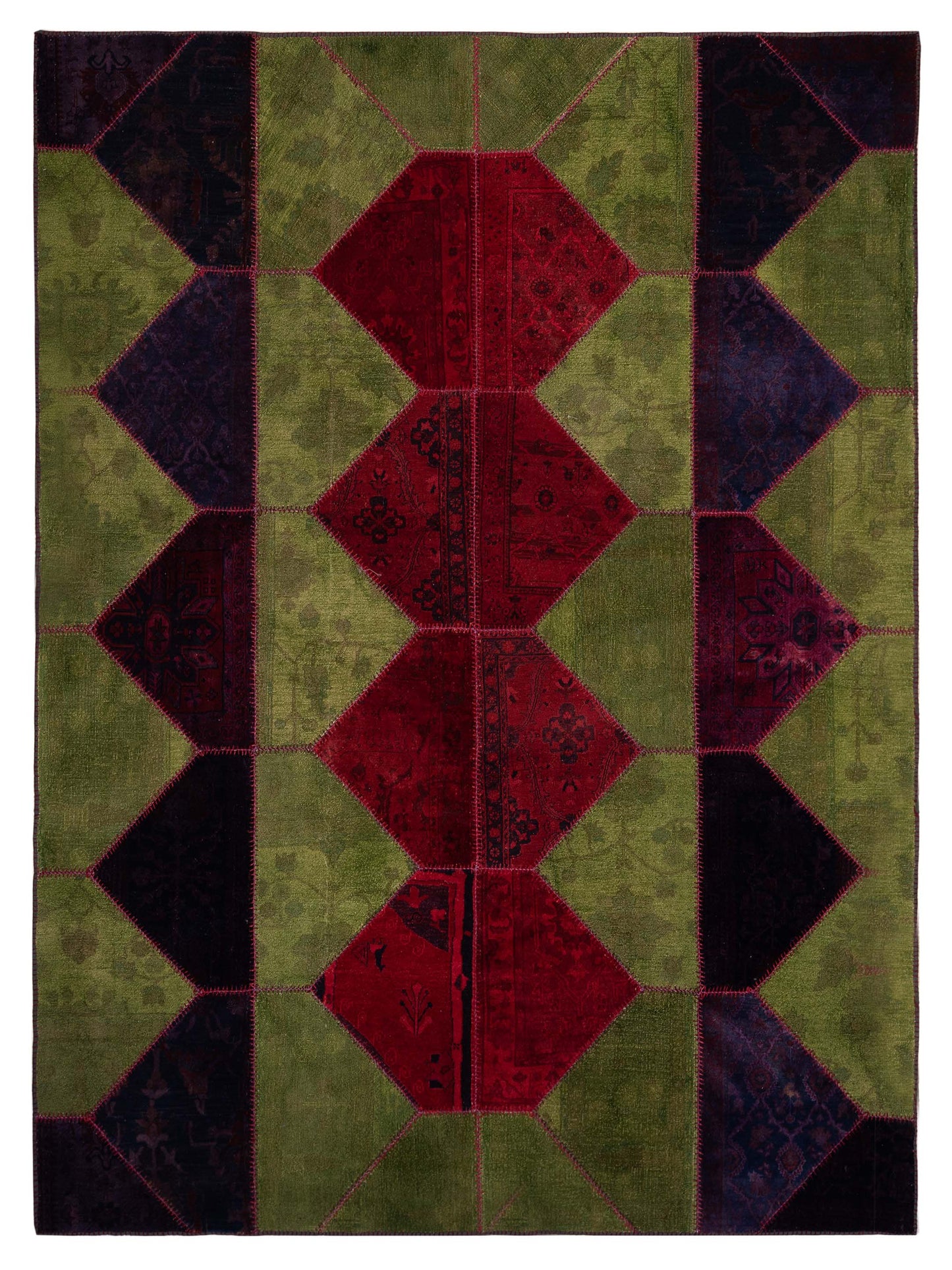 Pasha Turkish Vestige Patchwork  Multi  Contemporary